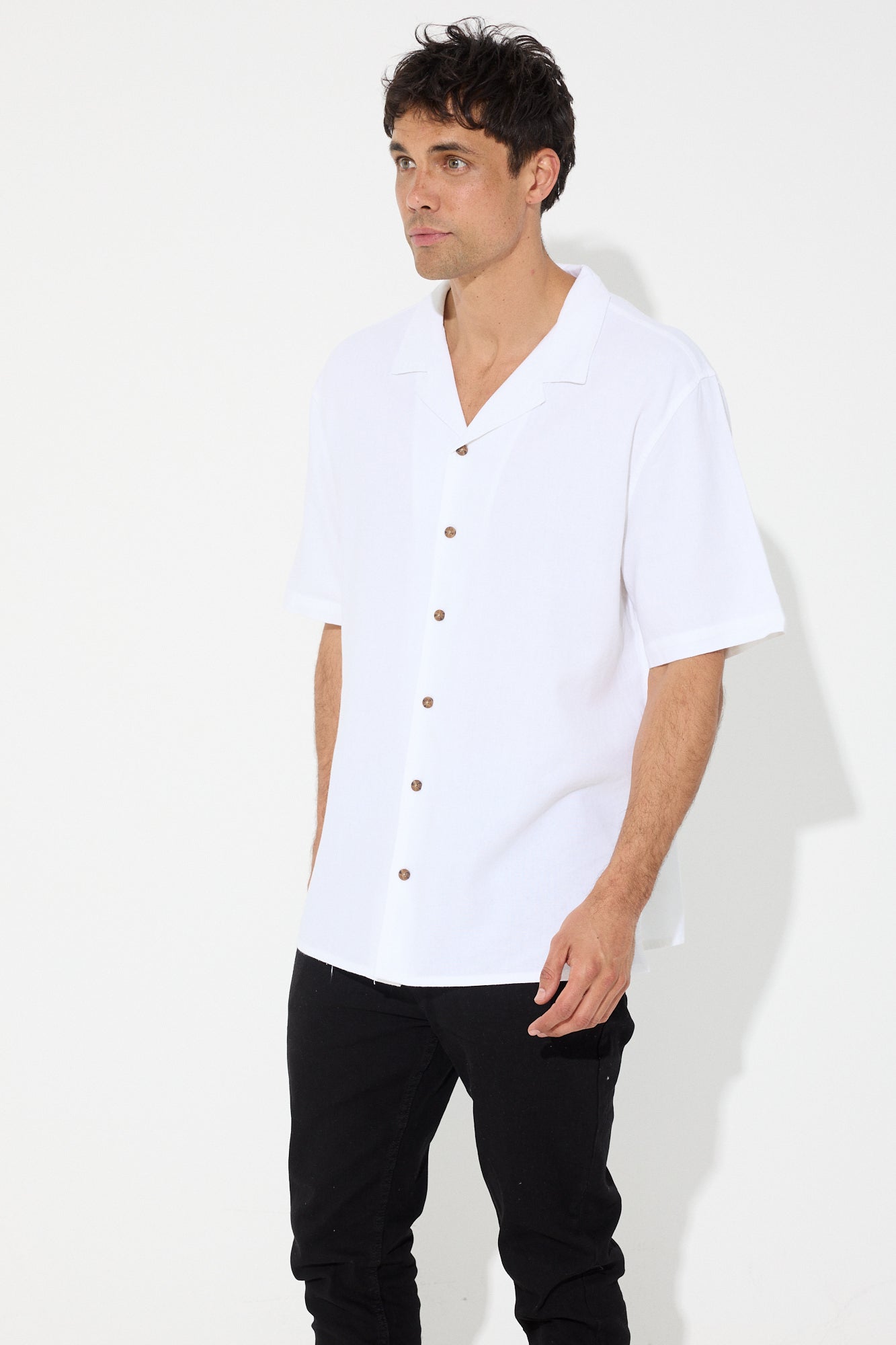 Petros Linen Shirt White