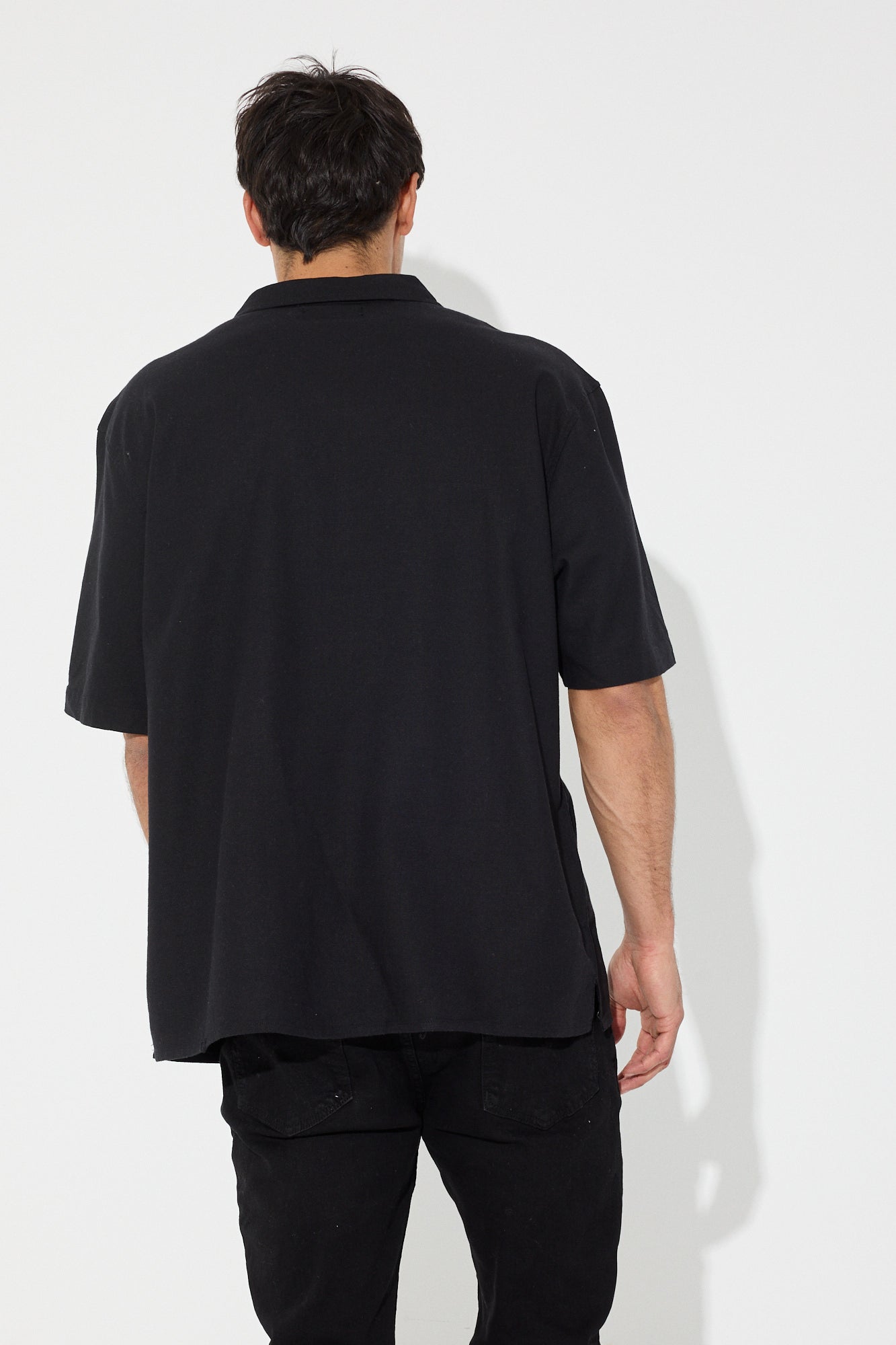 Petros Linen Shirt Black