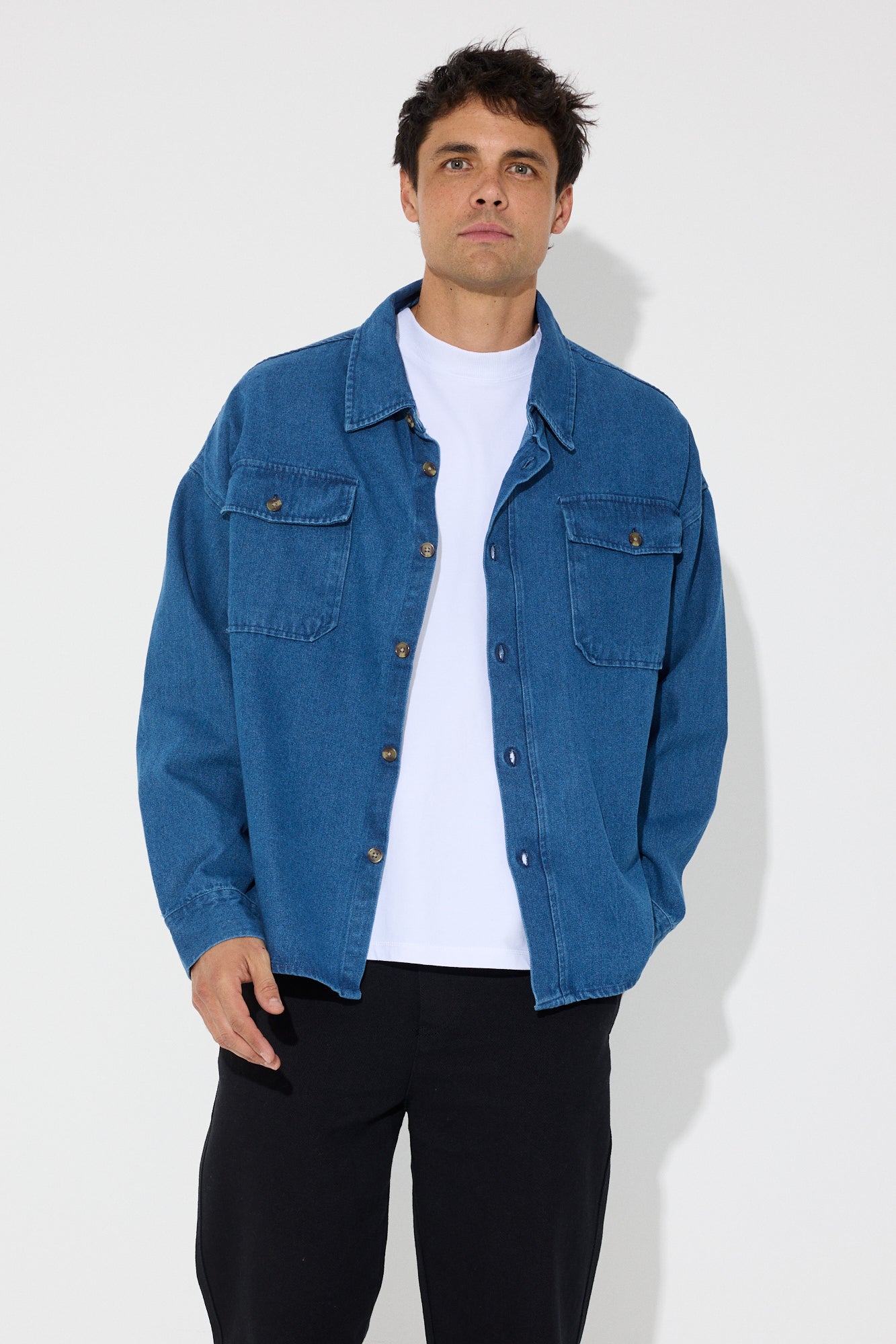 Denim Overshirt Blue