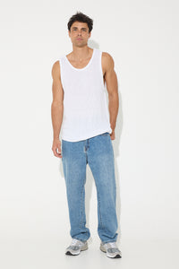 NTH Knitted Tank White - FINAL SALE