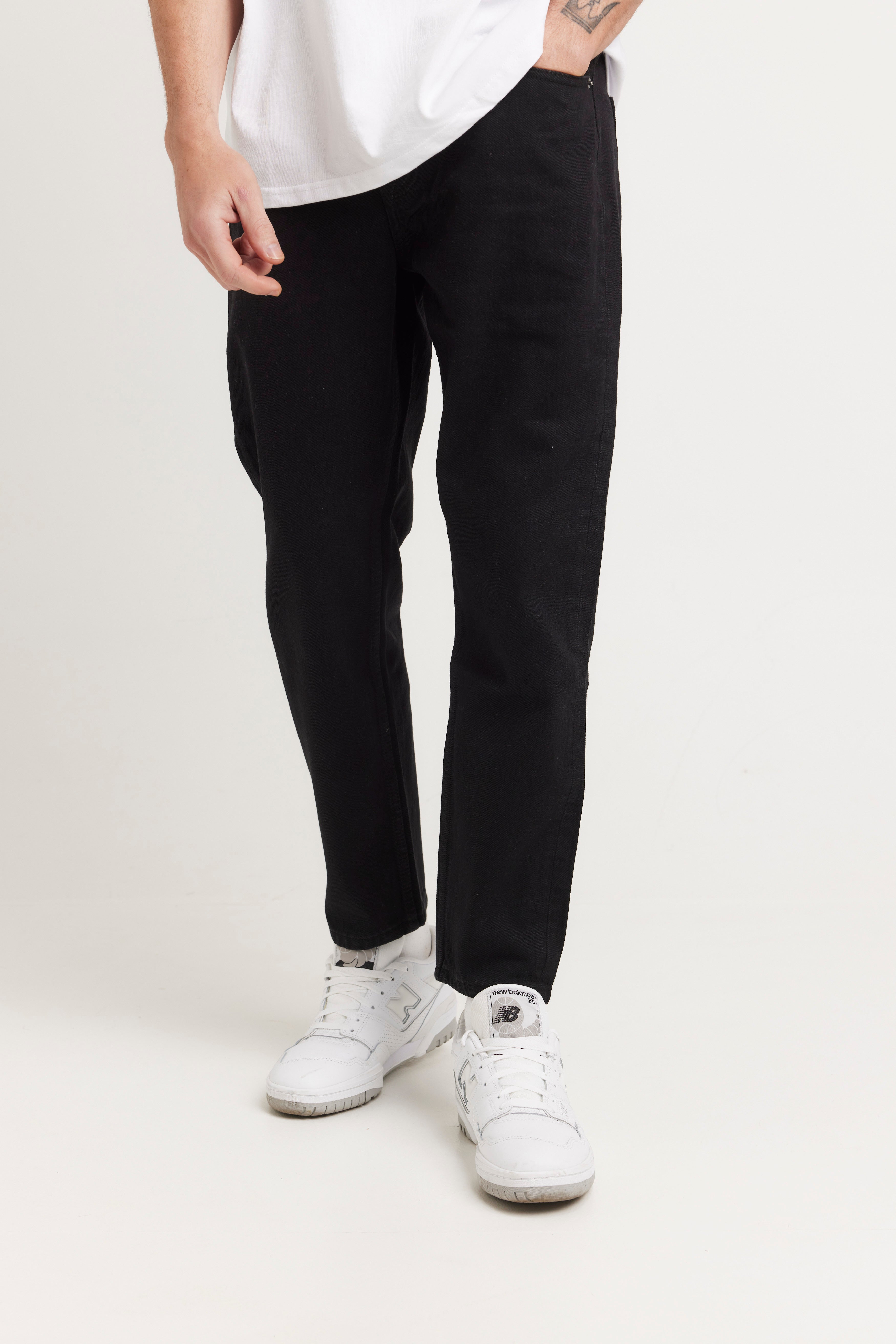 Steve Baggys Denim Solid Black