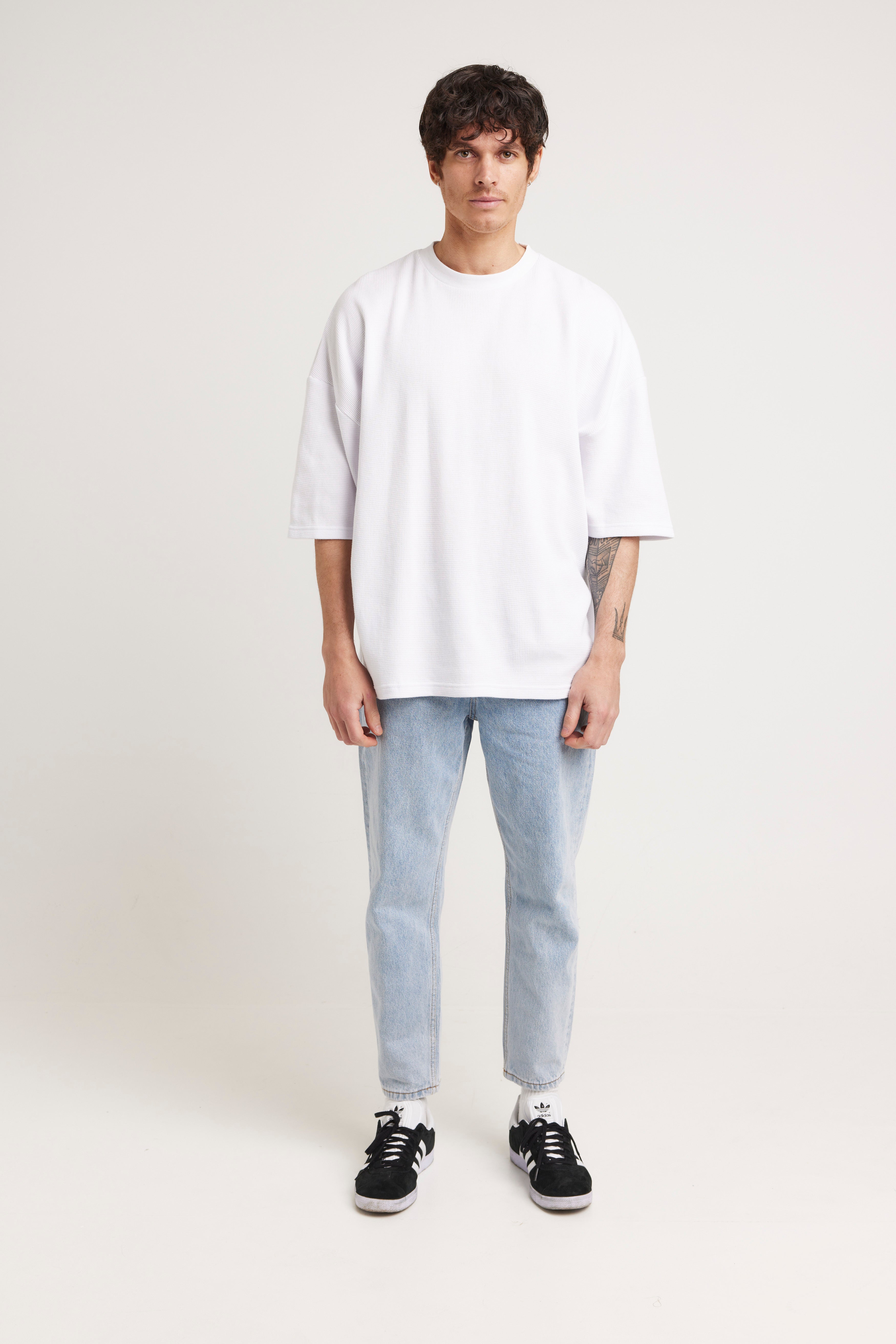 NTH Waffle Tee White