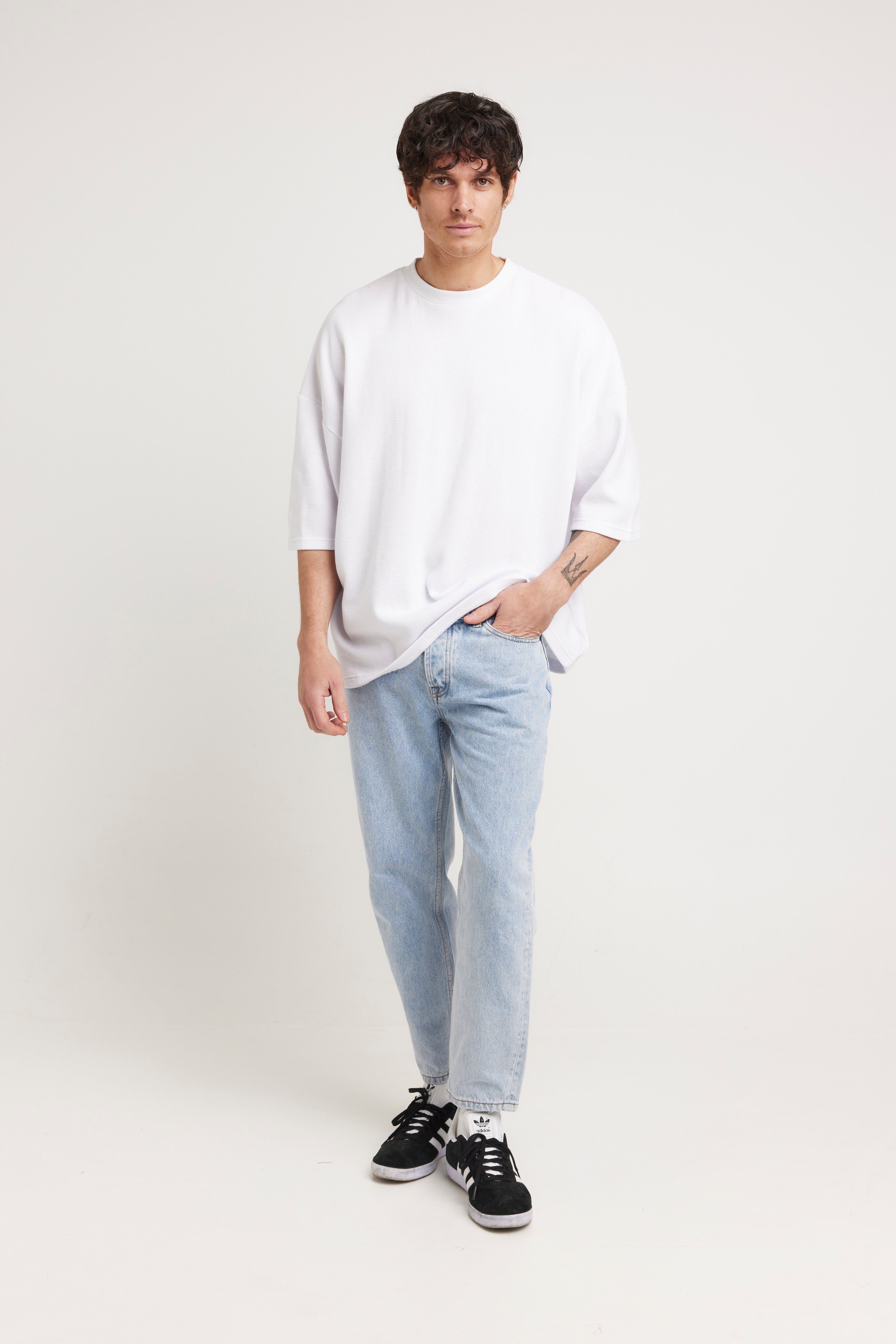 NTH Waffle Tee White