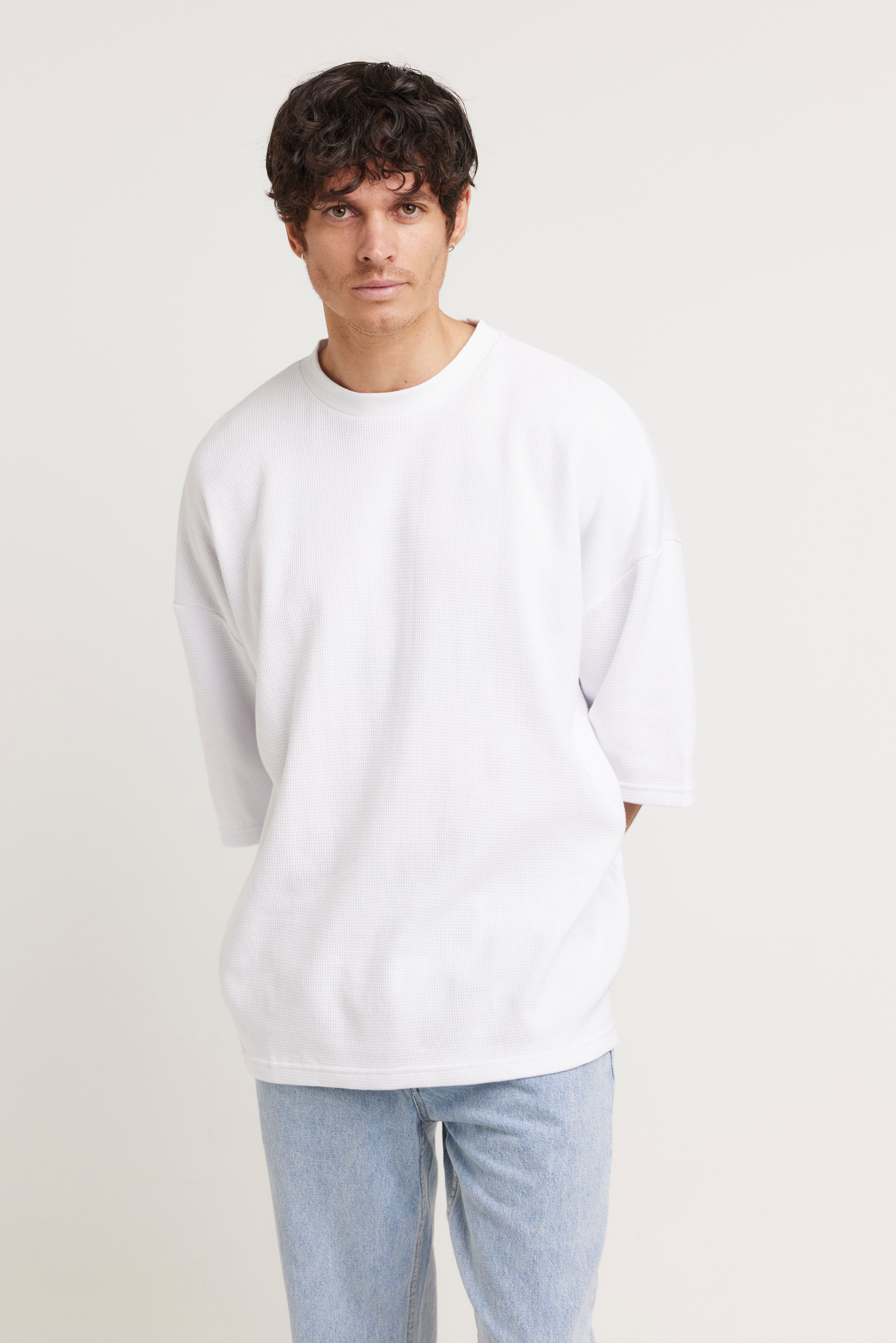NTH Waffle Tee White