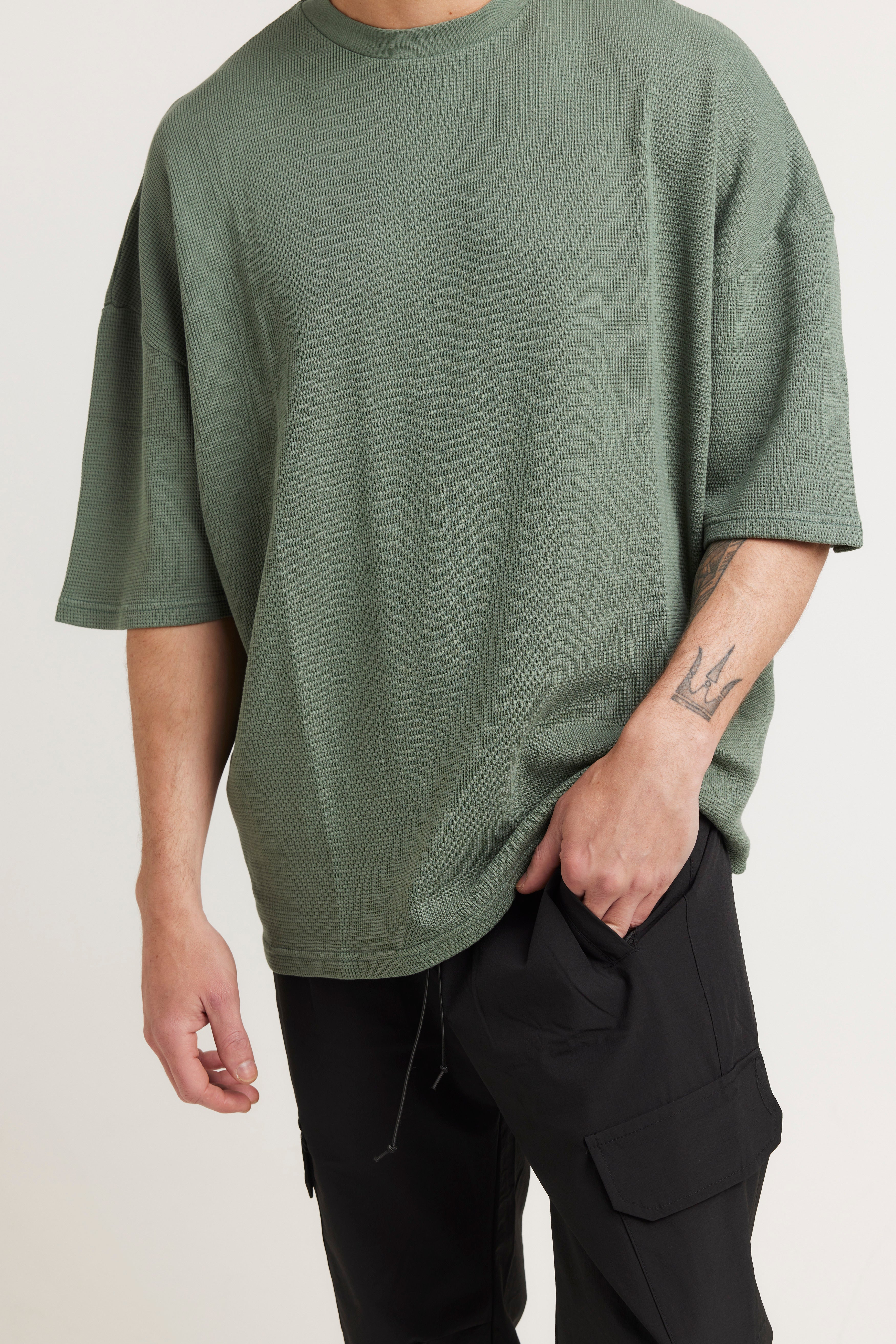 NTH Waffle Tee Army
