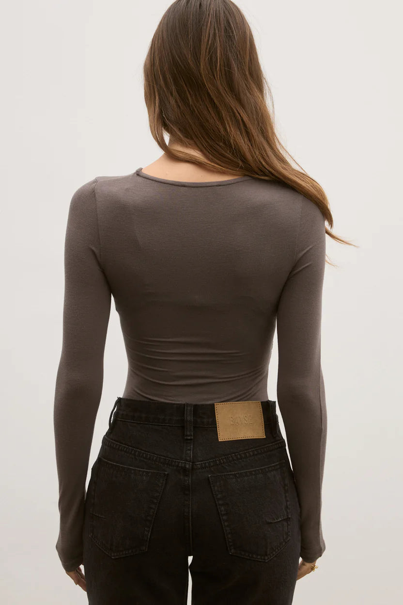 Edie Bodysuit Smoke