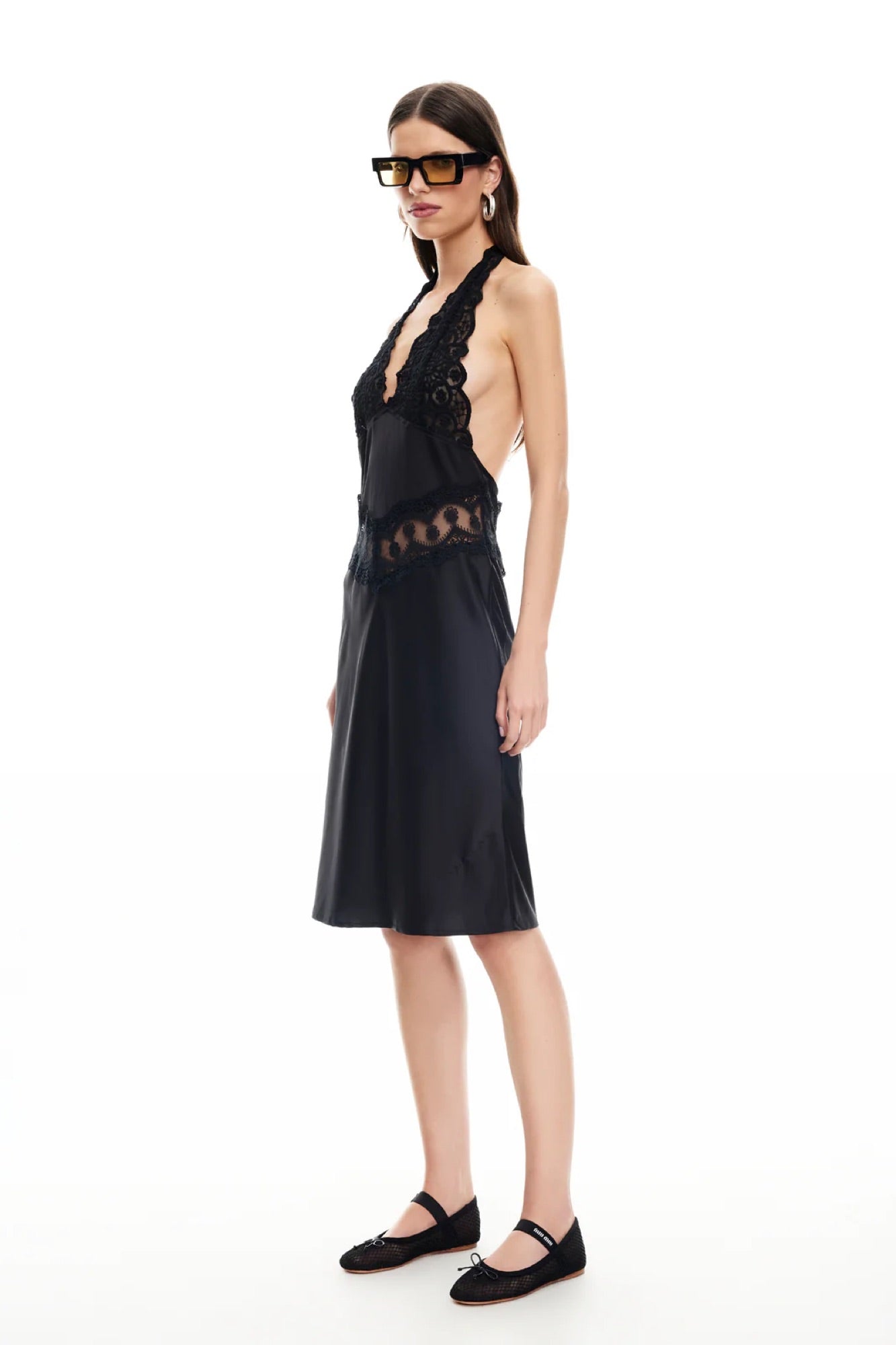 Solana Midi Dress Onyx