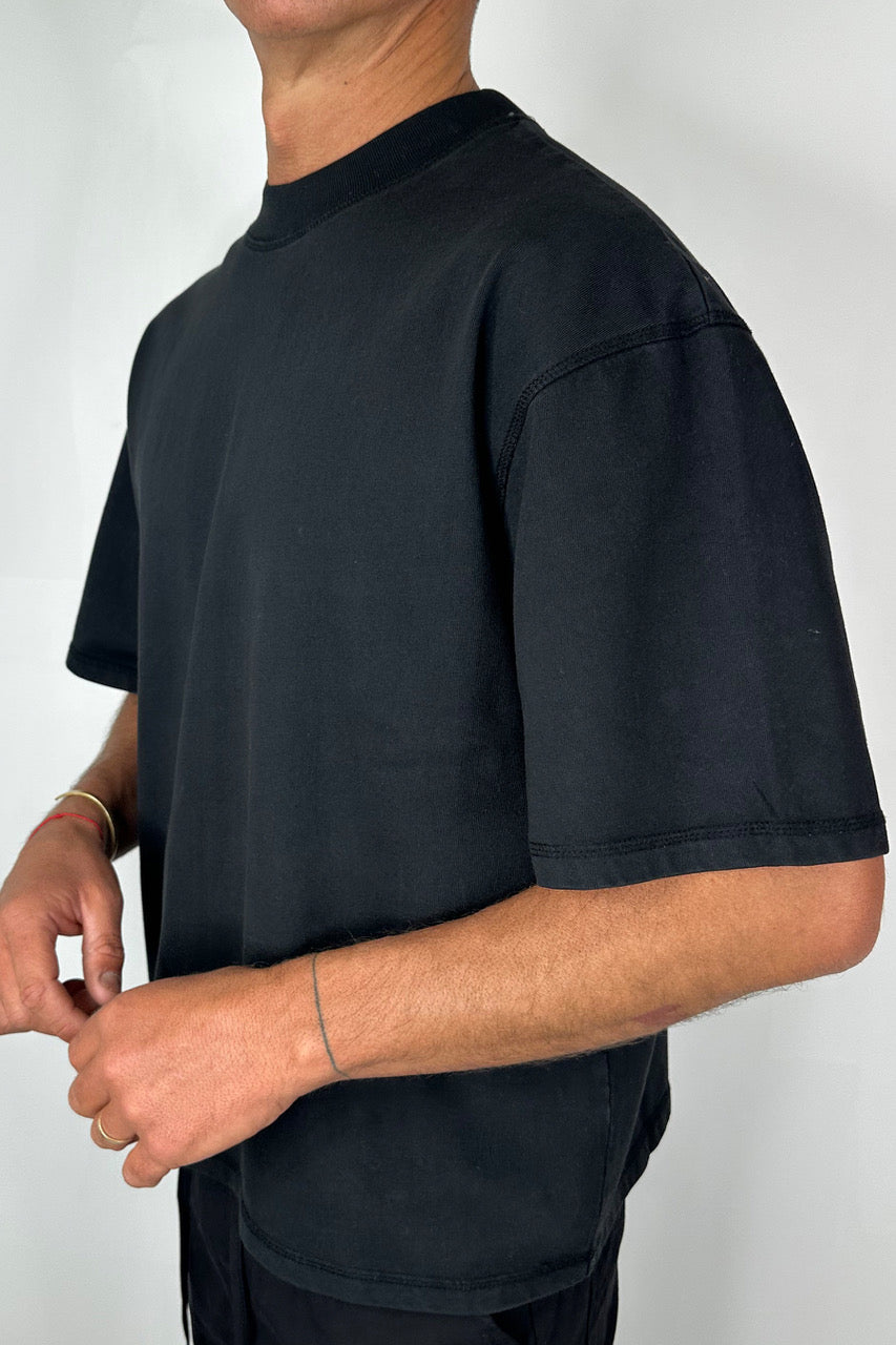 Lyle Crew Neck Tee Black