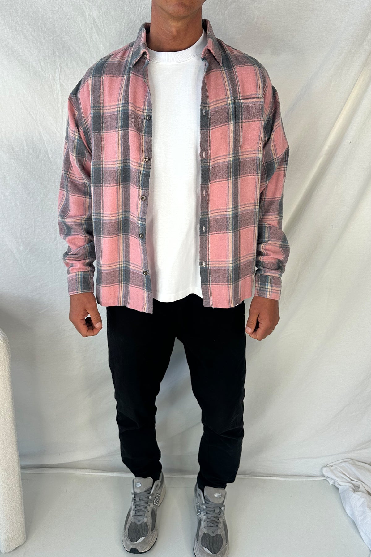 Brooklyn Check Shirt Salmon