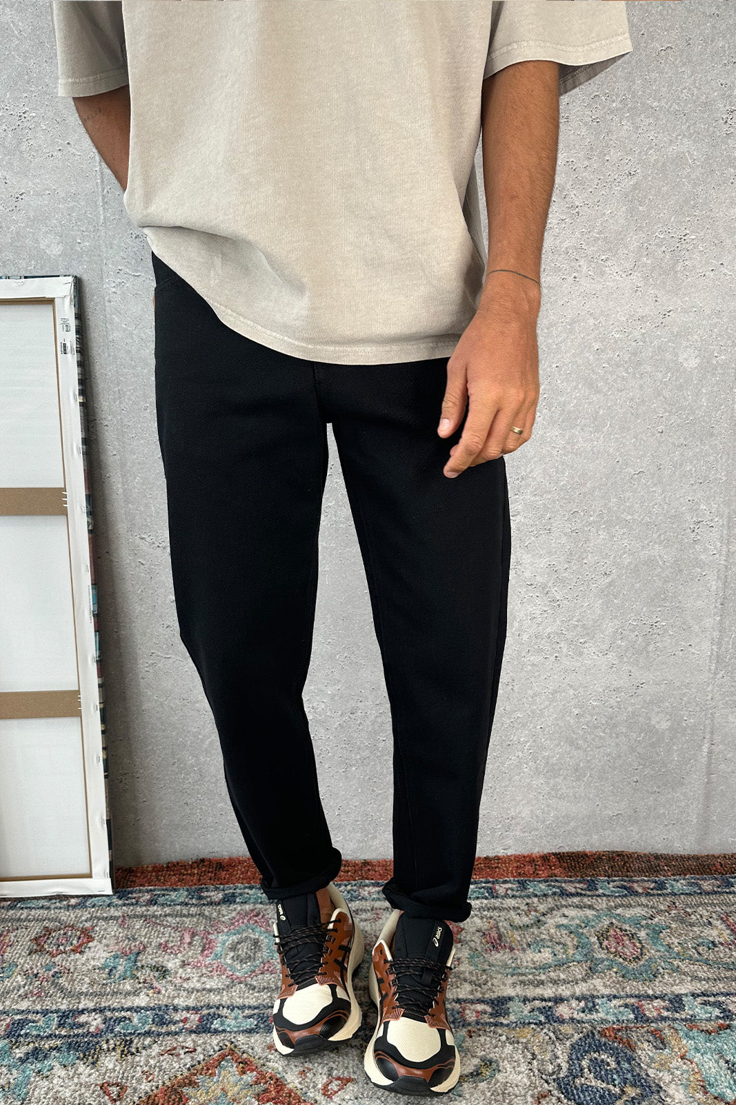 Mitchell Relaxed Denim Black - FINAL SALE