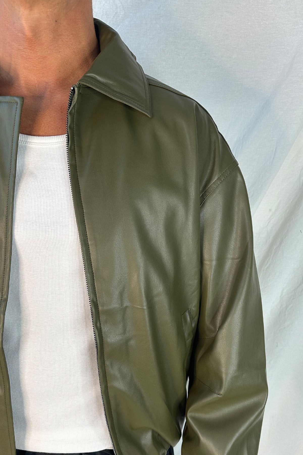 NTH Coated Bomber Jacket Army