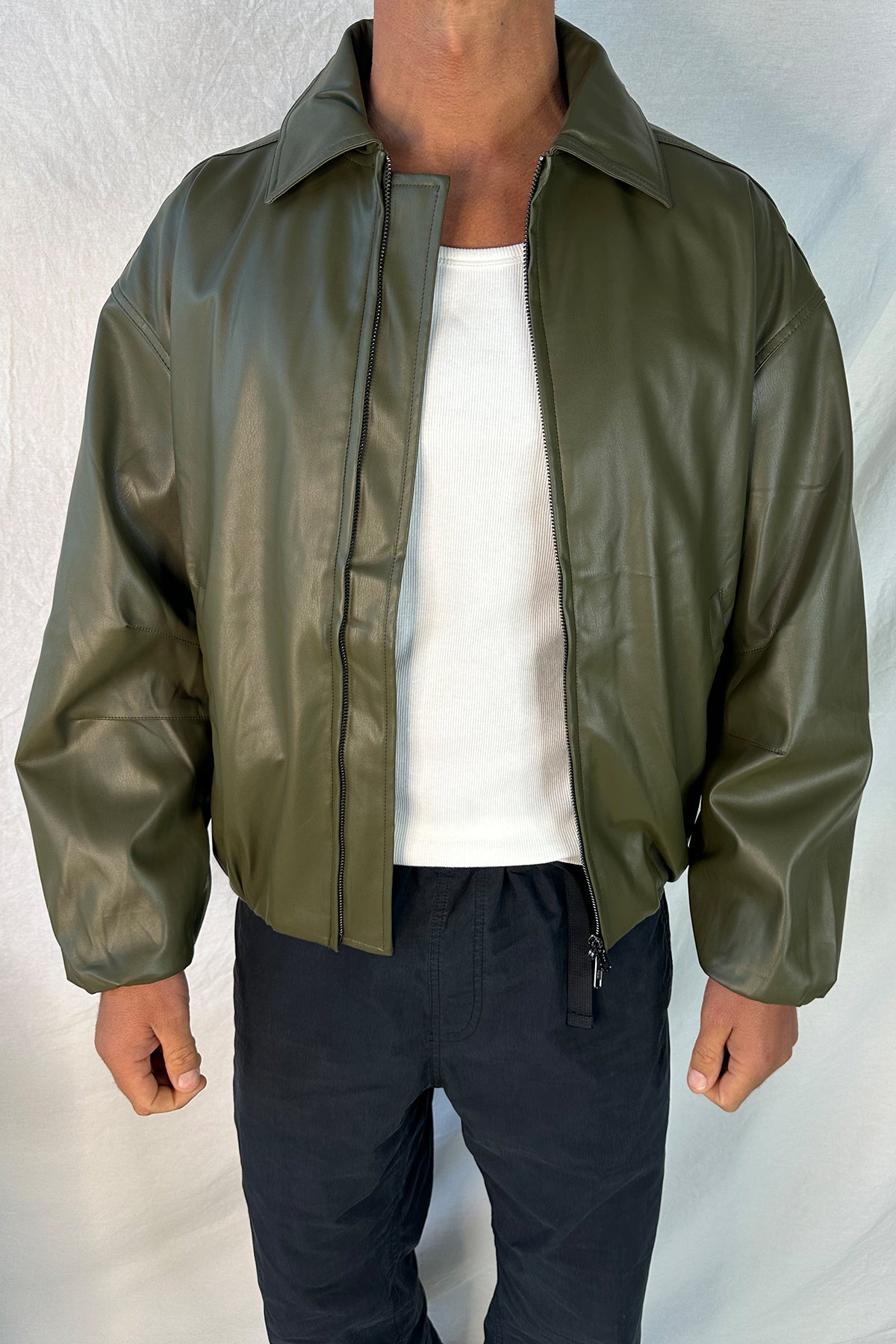 NTH Coated Bomber Jacket Army