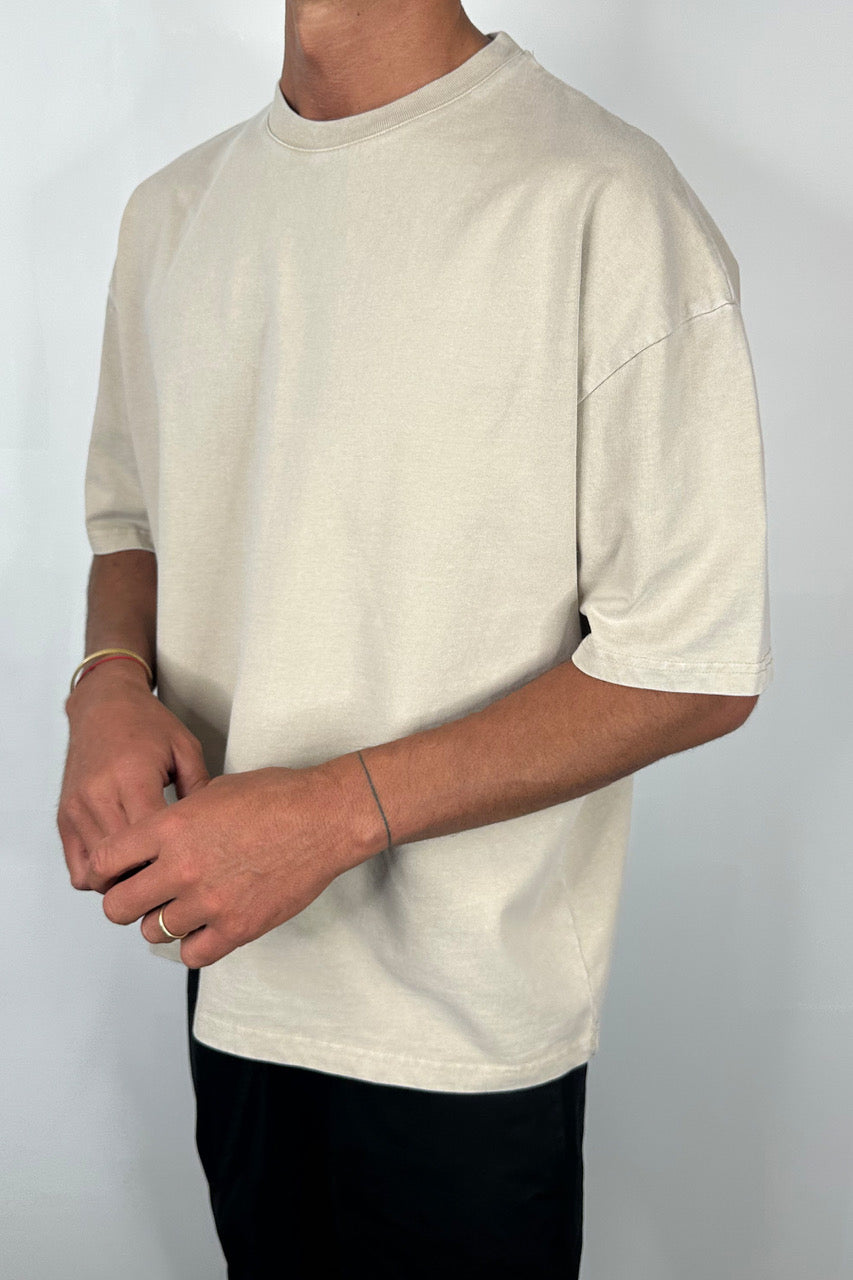 Relaxed Crew Tee Sand