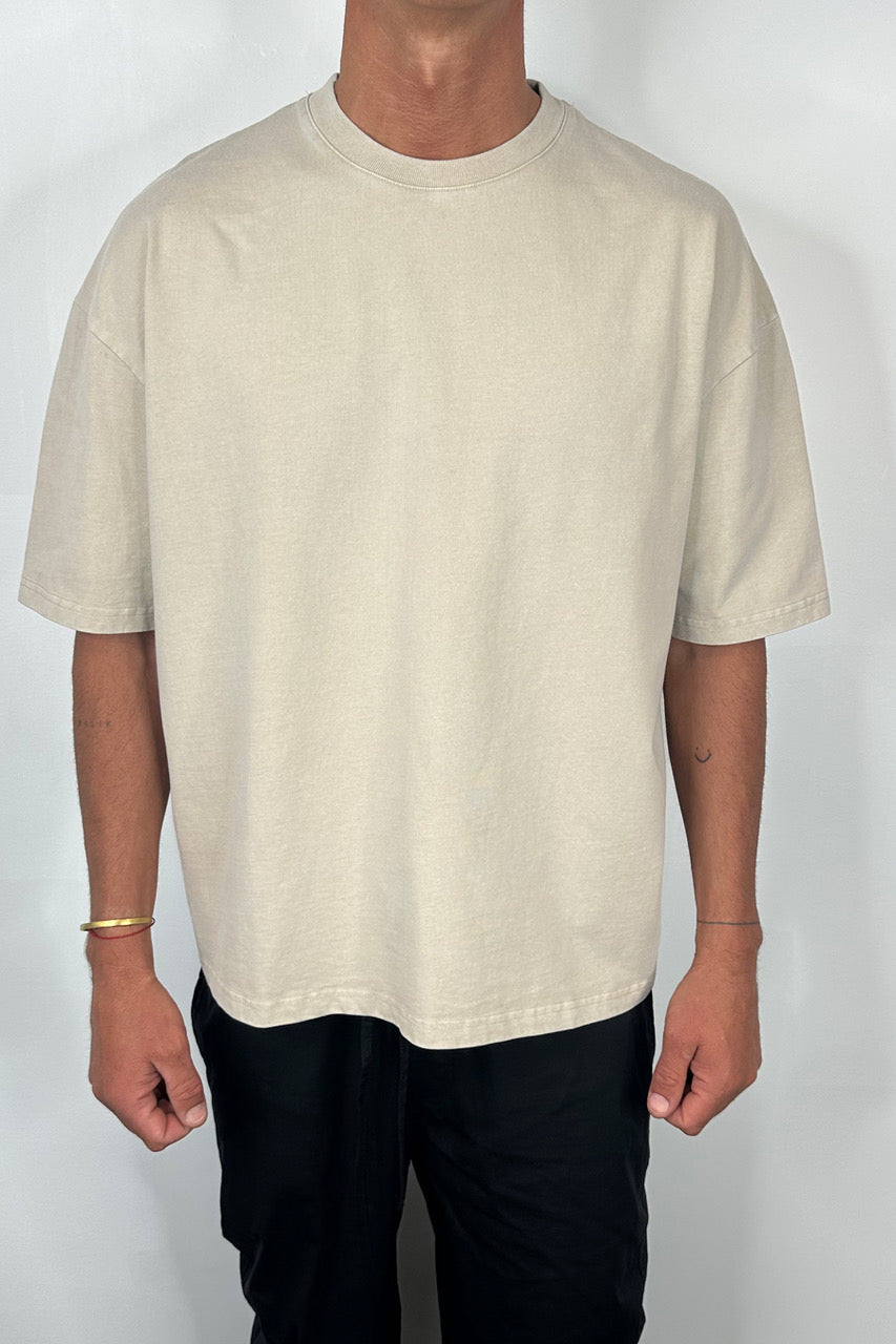 Relaxed Crew Tee Sand