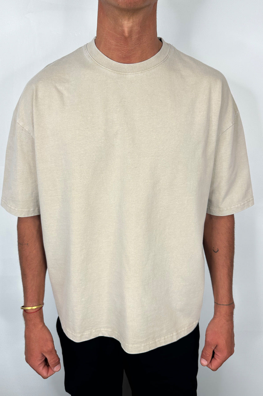 Relaxed Crew Tee Sand