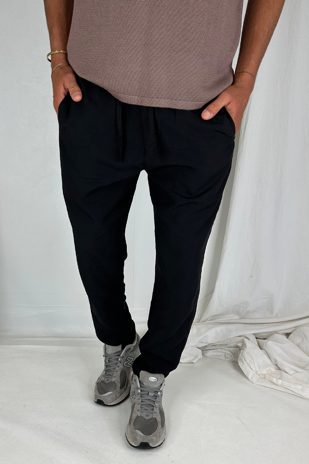 Mason Slouch Pant Black - FINAL SALE