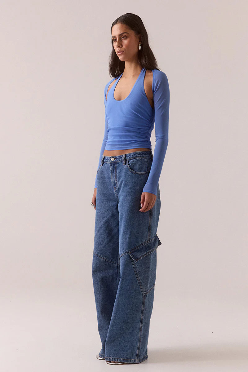 Myriad Bolero Halter Top Cornflower