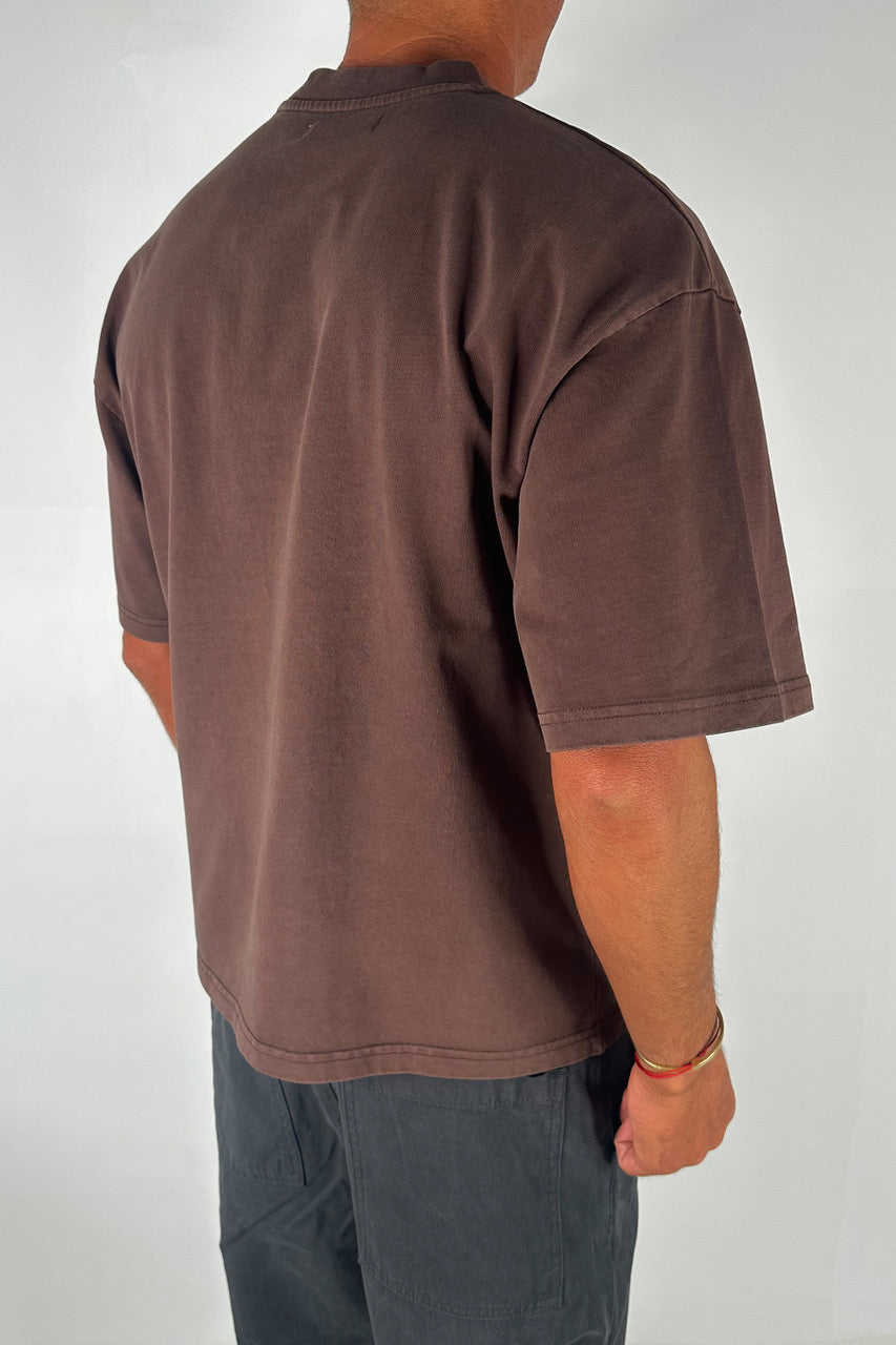 Emmett Box Tee Chocolate