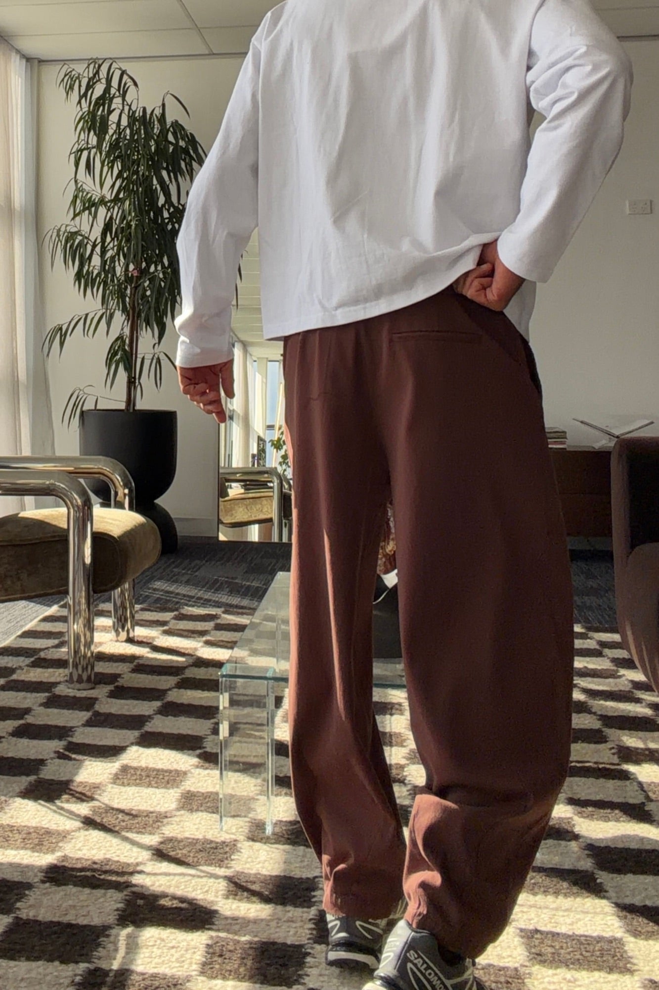 Harris Relaxed Pant Choc