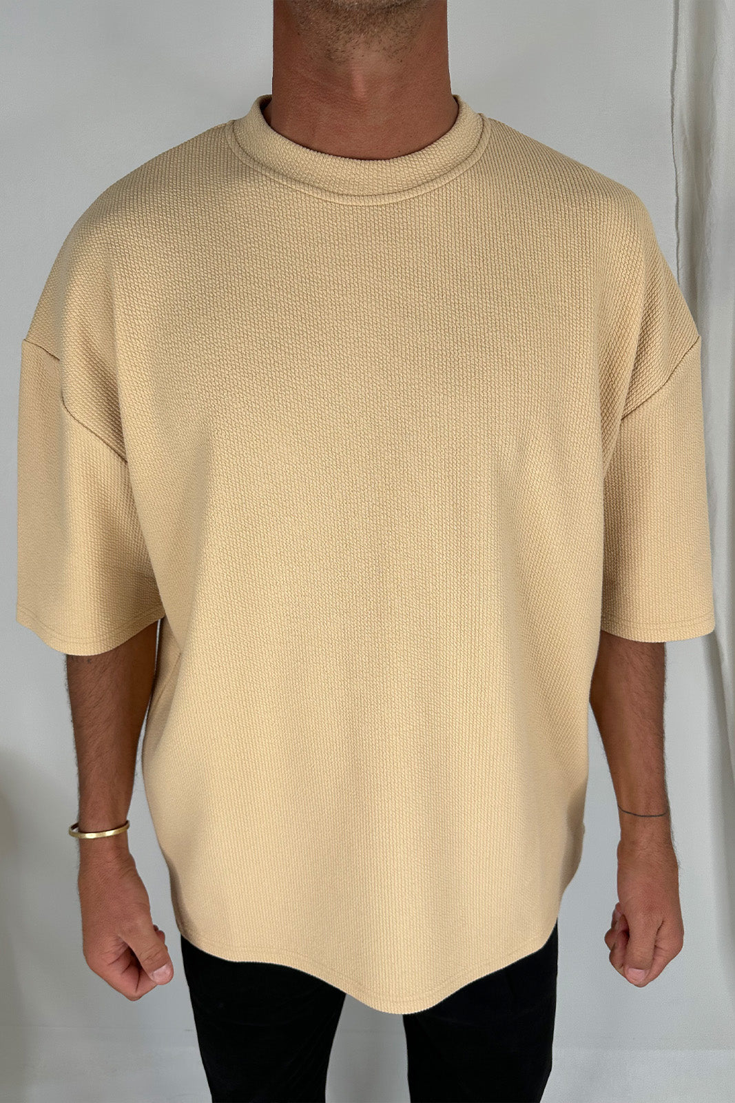 NTH Heavy Ribbed Tee Tan