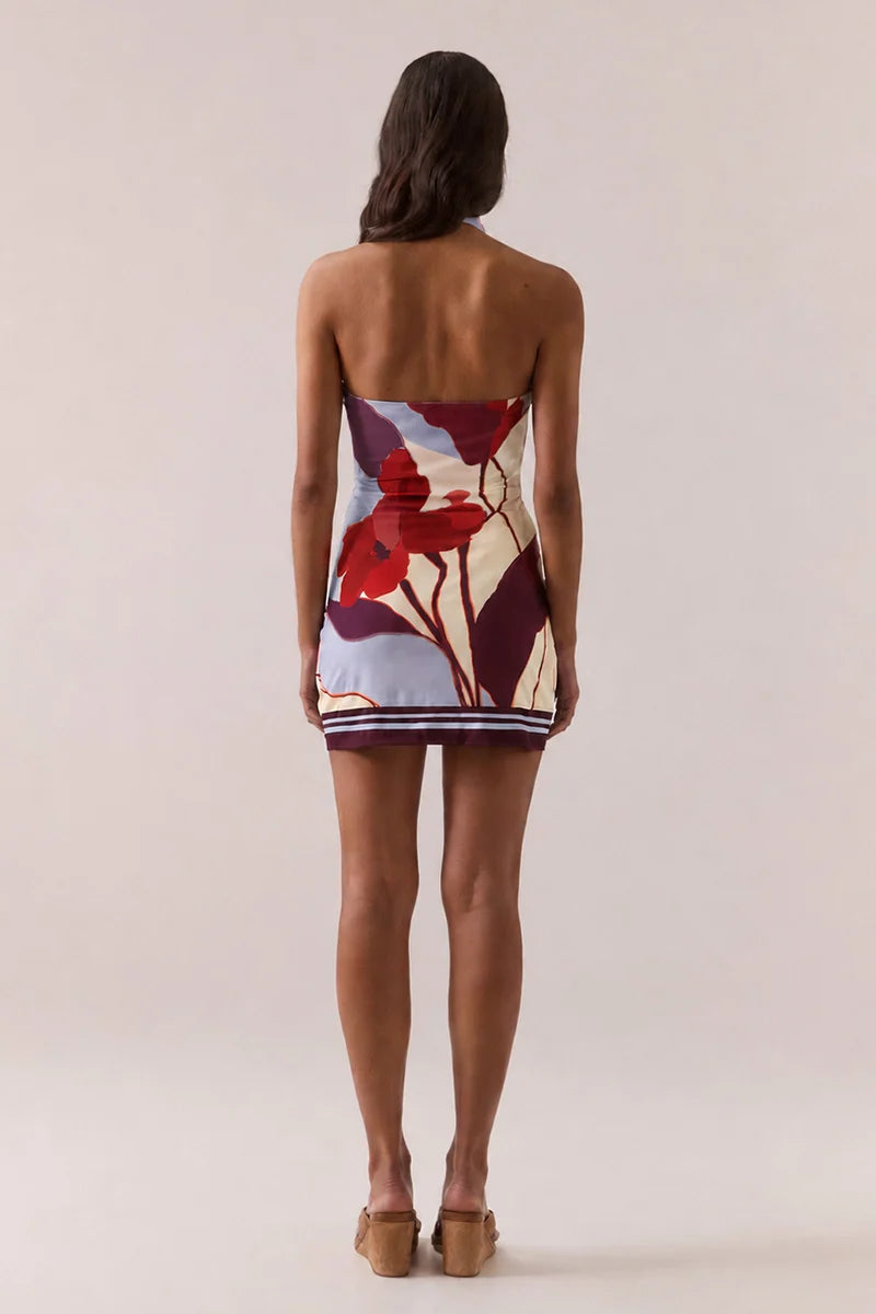 Kalea Mini Dress Blue Bloom