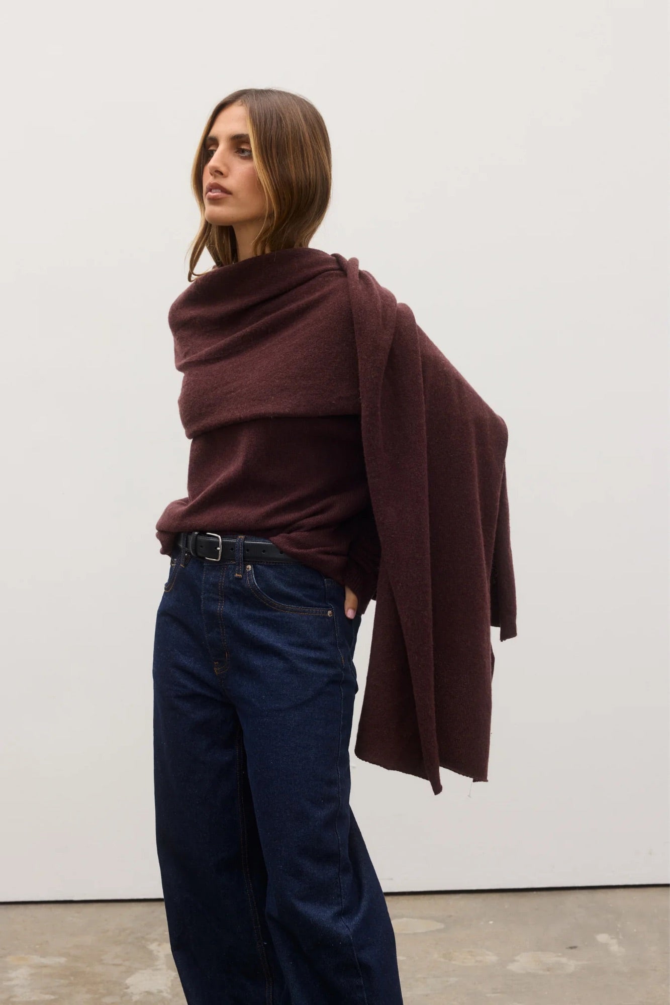 Soba Scarf Plum