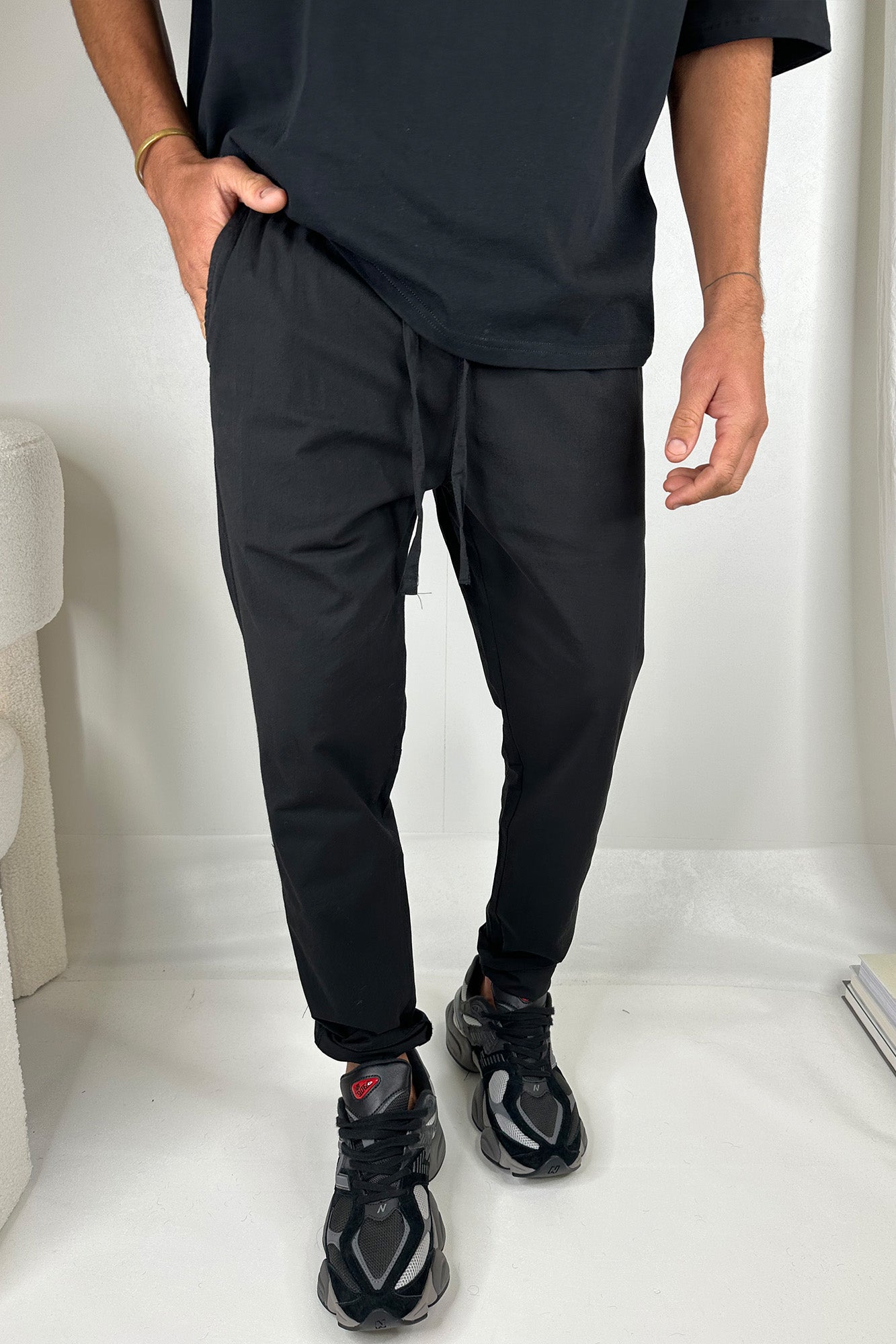 Knox Lounge Pant Black