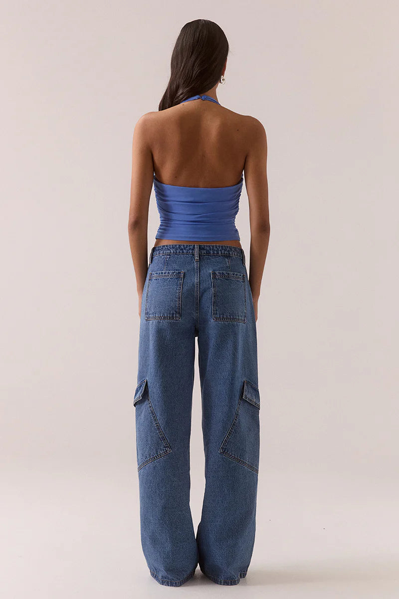 Myriad Bolero Halter Top Cornflower