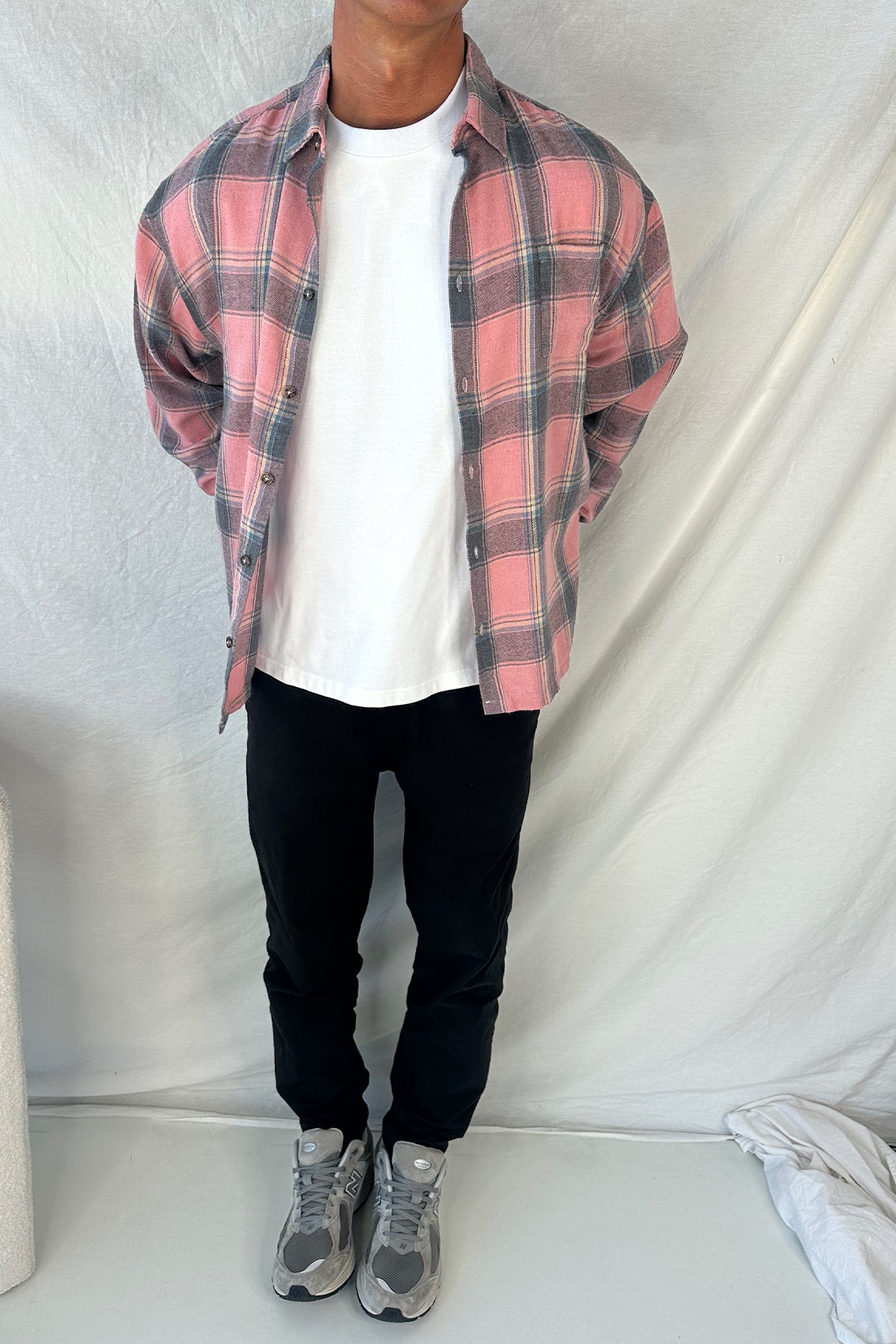 Brooklyn Check Shirt Salmon