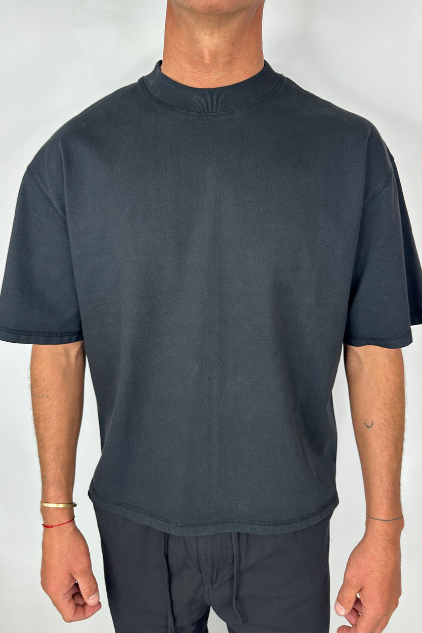 Lyle Crew Neck Tee Black