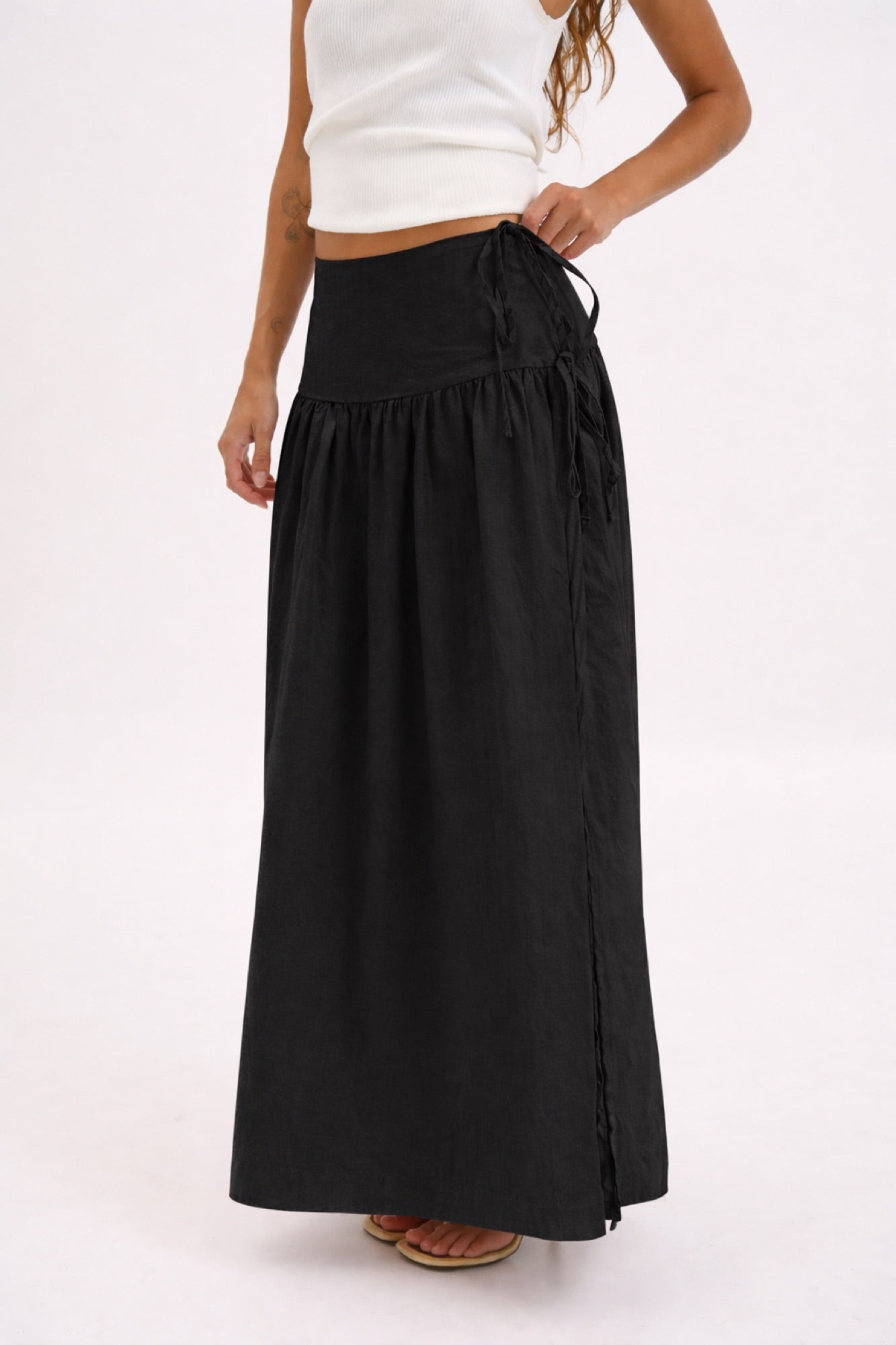 Minnie Maxi Skirt Black