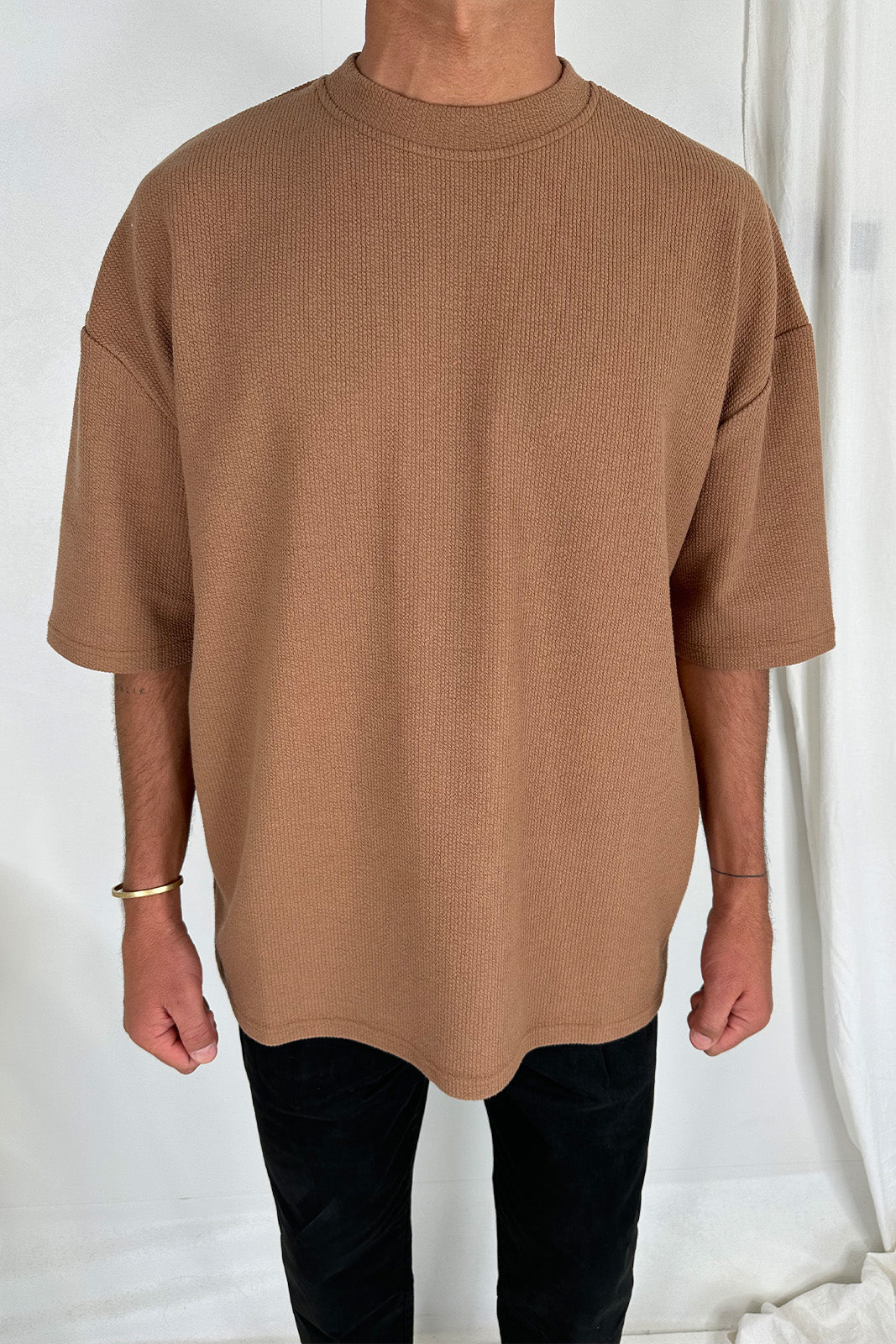 NTH Heavy Ribbed Tee Choc