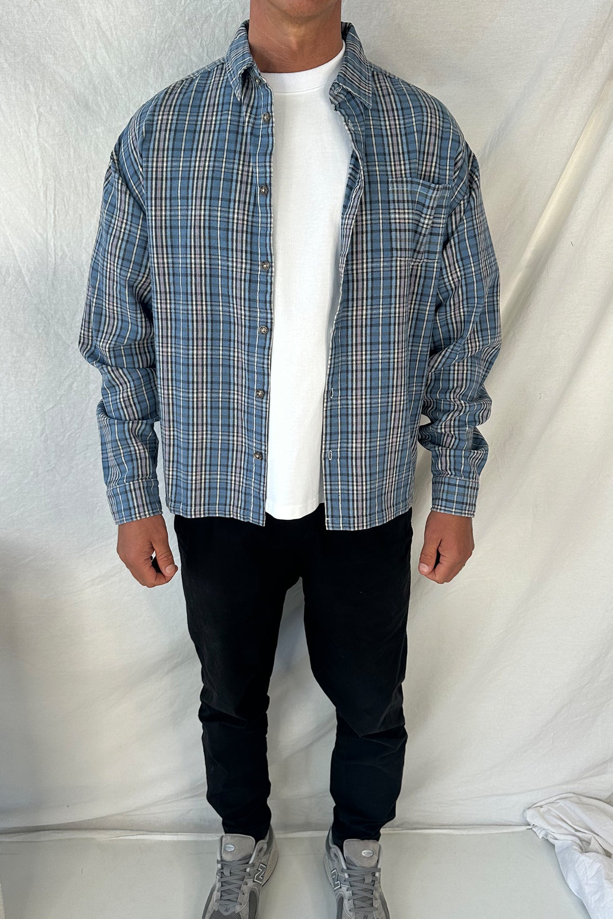 Brooklyn Check Shirt Blue