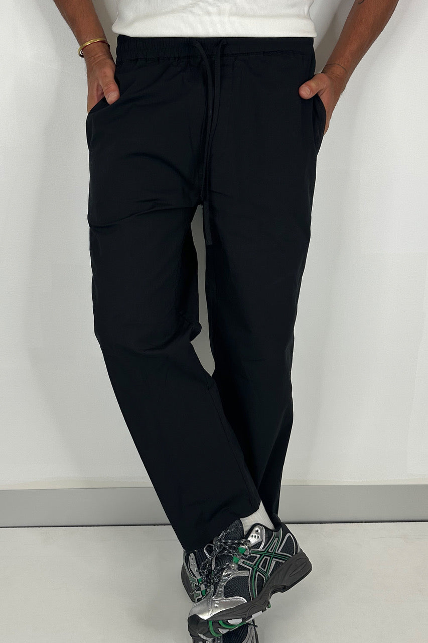 Andy Relaxed Cotton Pant Black