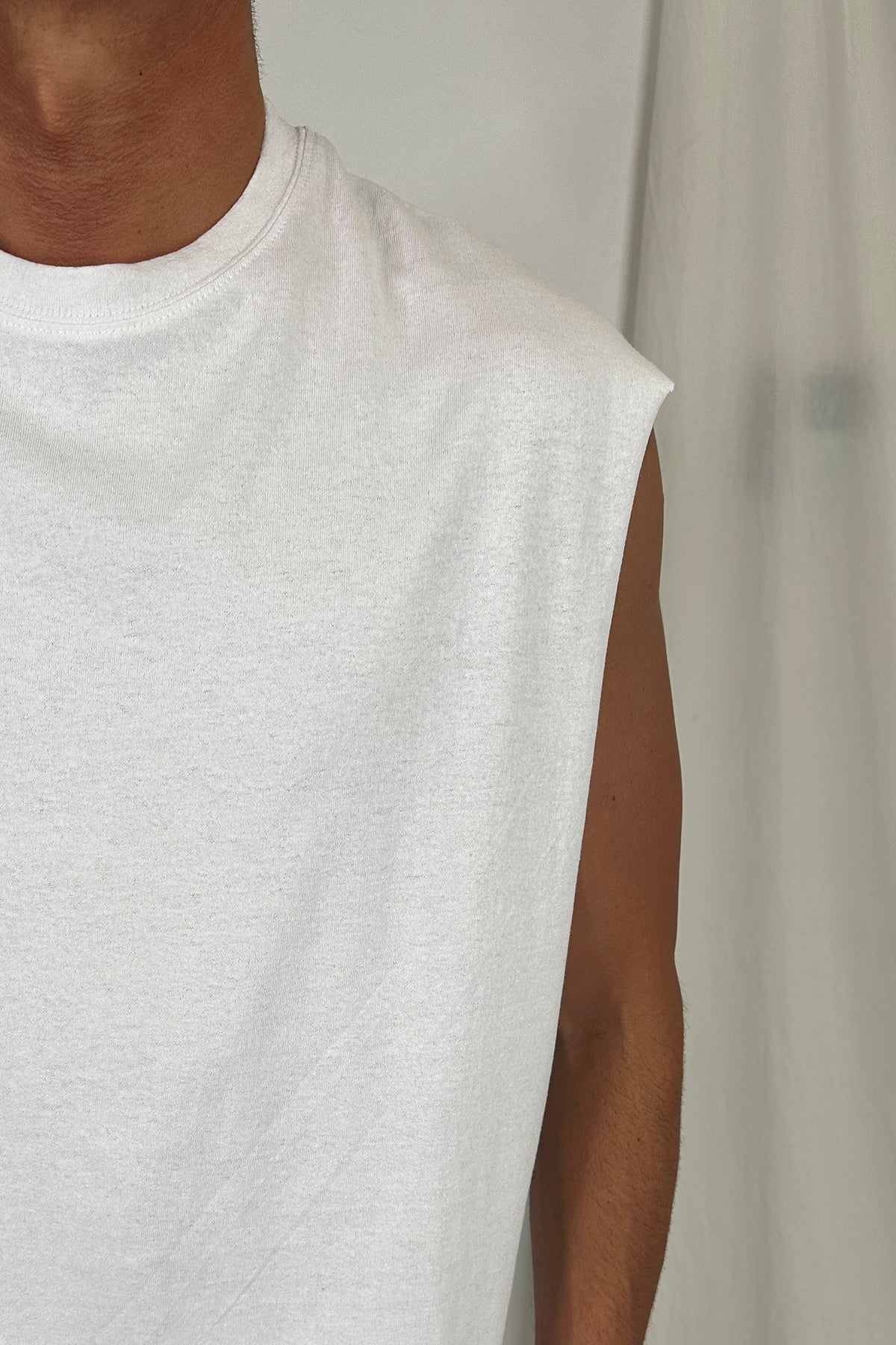 Heavyweight Crew Tank White