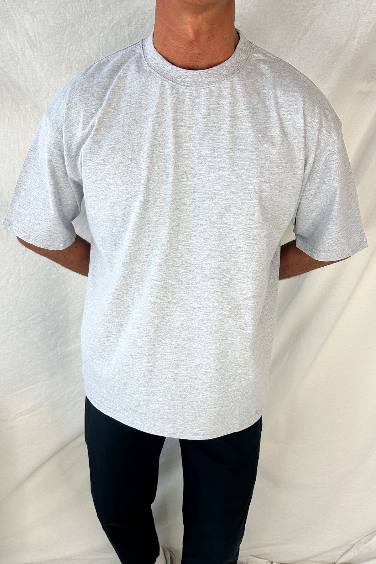 Midweight Signature Tee Grey