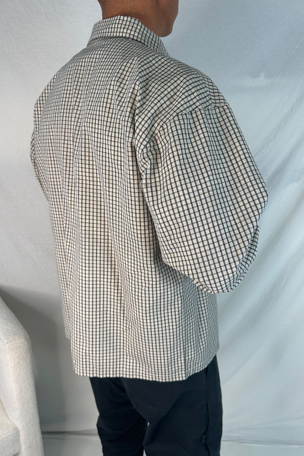 Brooklyn Check Shirt Ivory