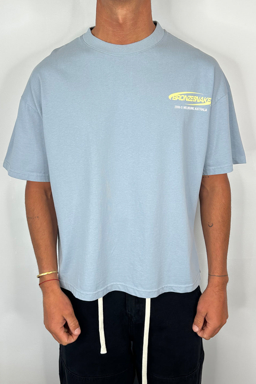Bronze Snake Classic Tee Blue