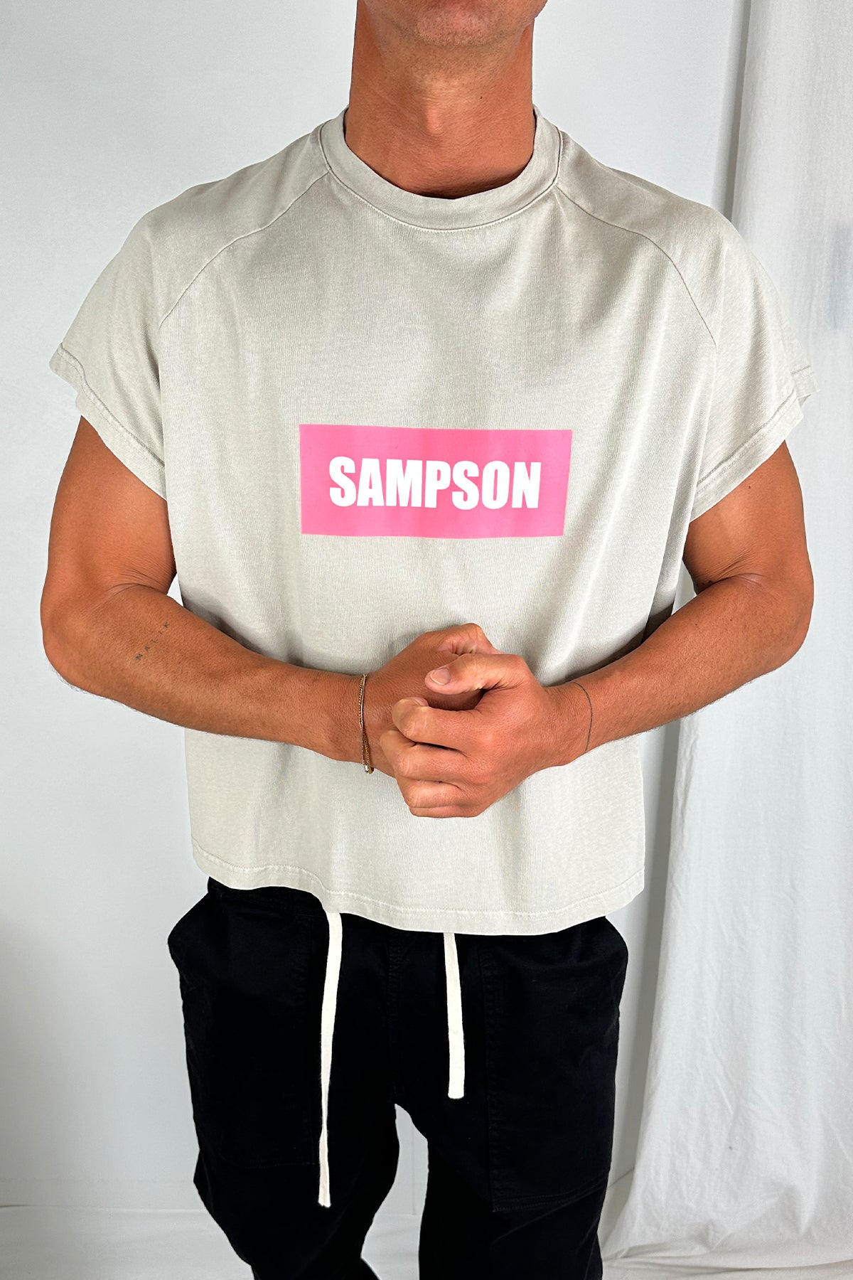 Raglan Crop Box Tank Chest