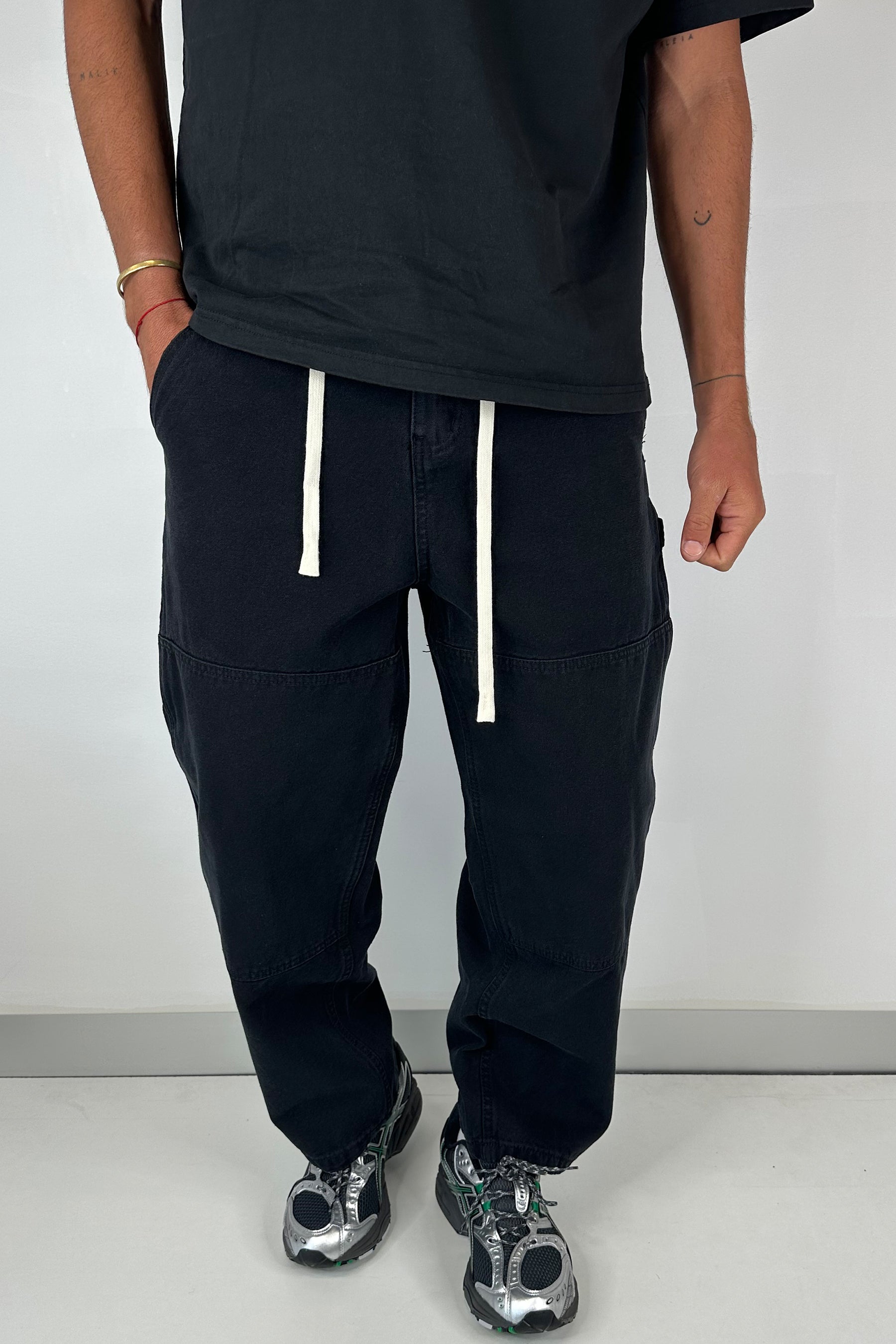 Cotton Drill Pant Black