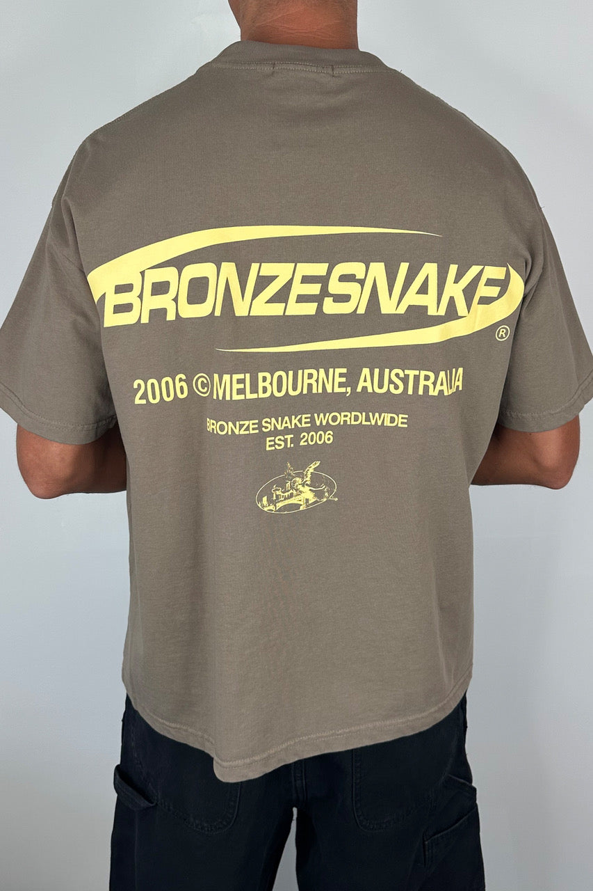 Bronze Snake Classic Tee Army