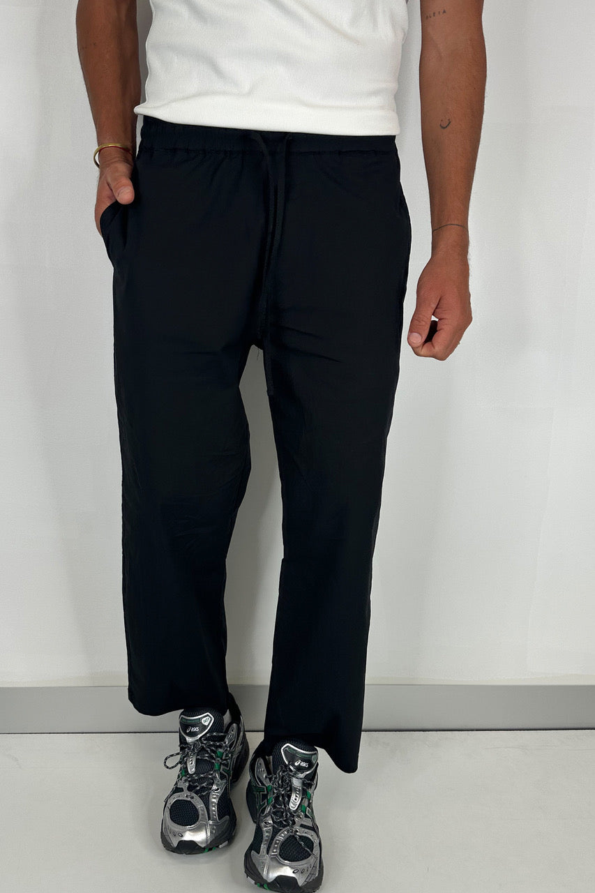 Andy Relaxed Cotton Pant Black