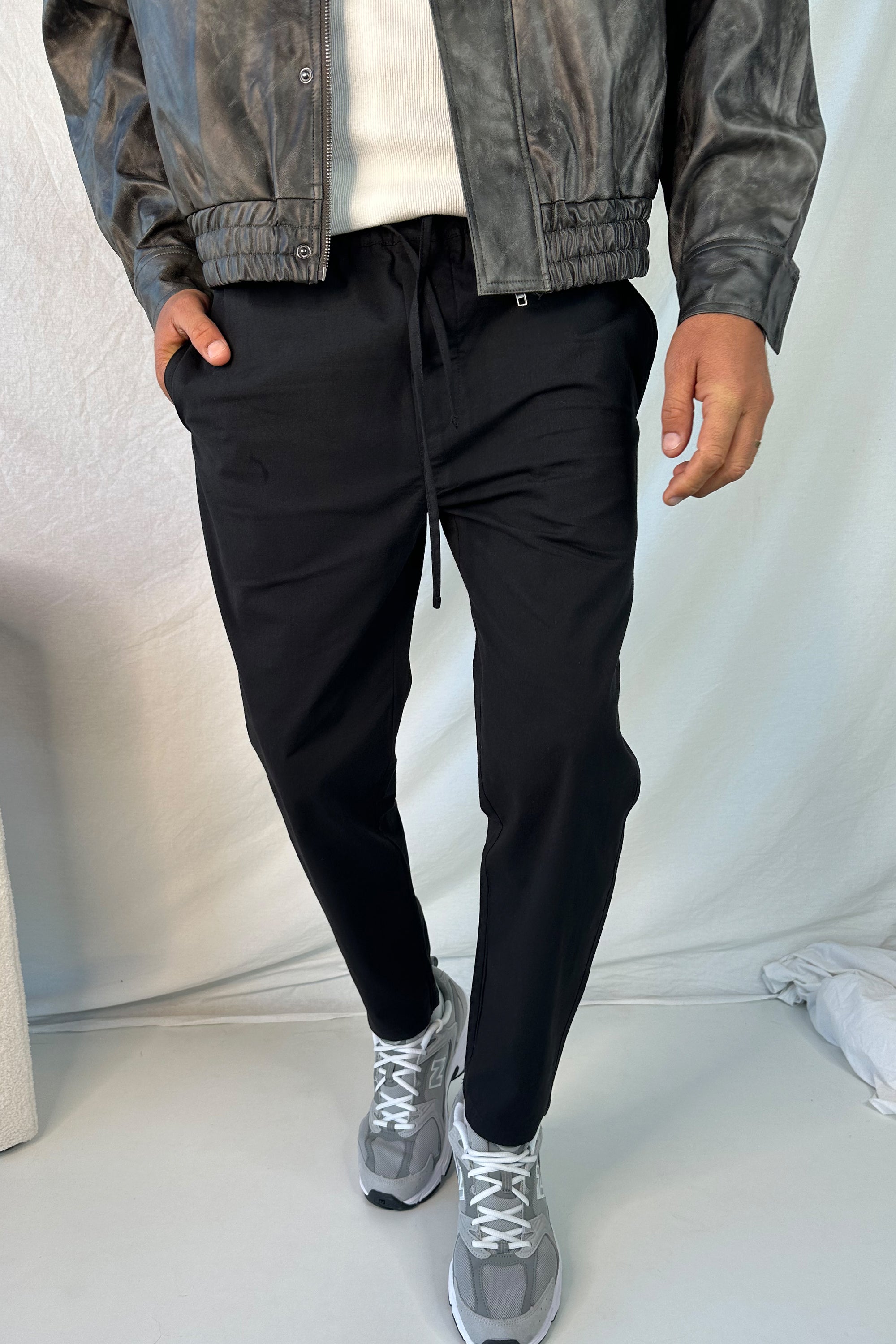 Locky Straight Pant Black
