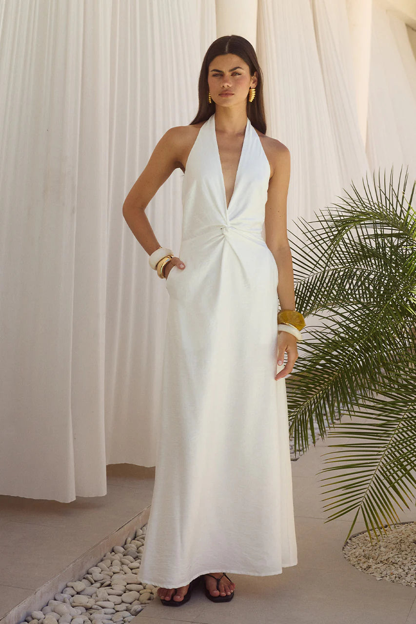 Arli Maxi Dress White - FINAL SALE