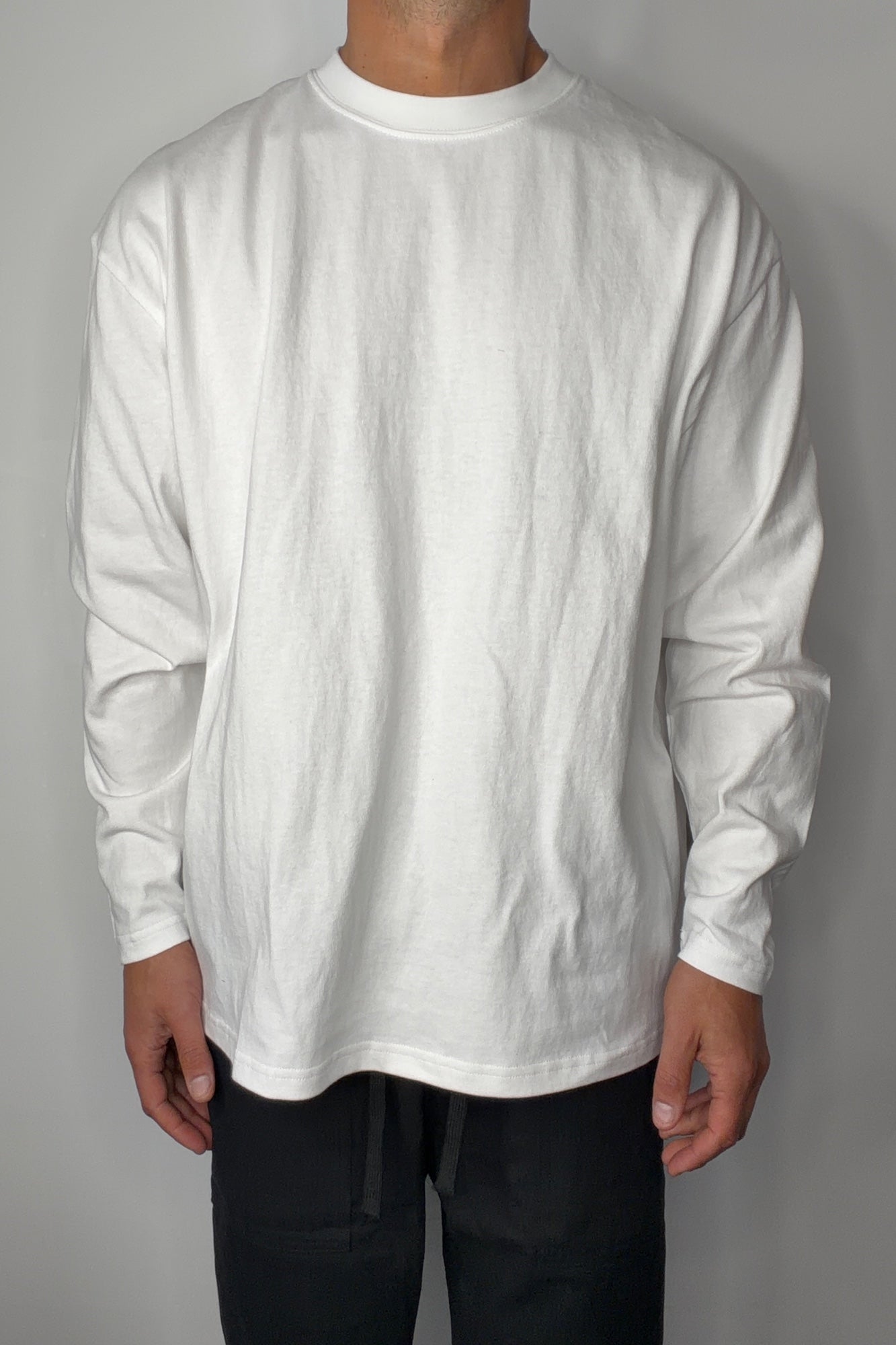 250GSM Long Sleeve White