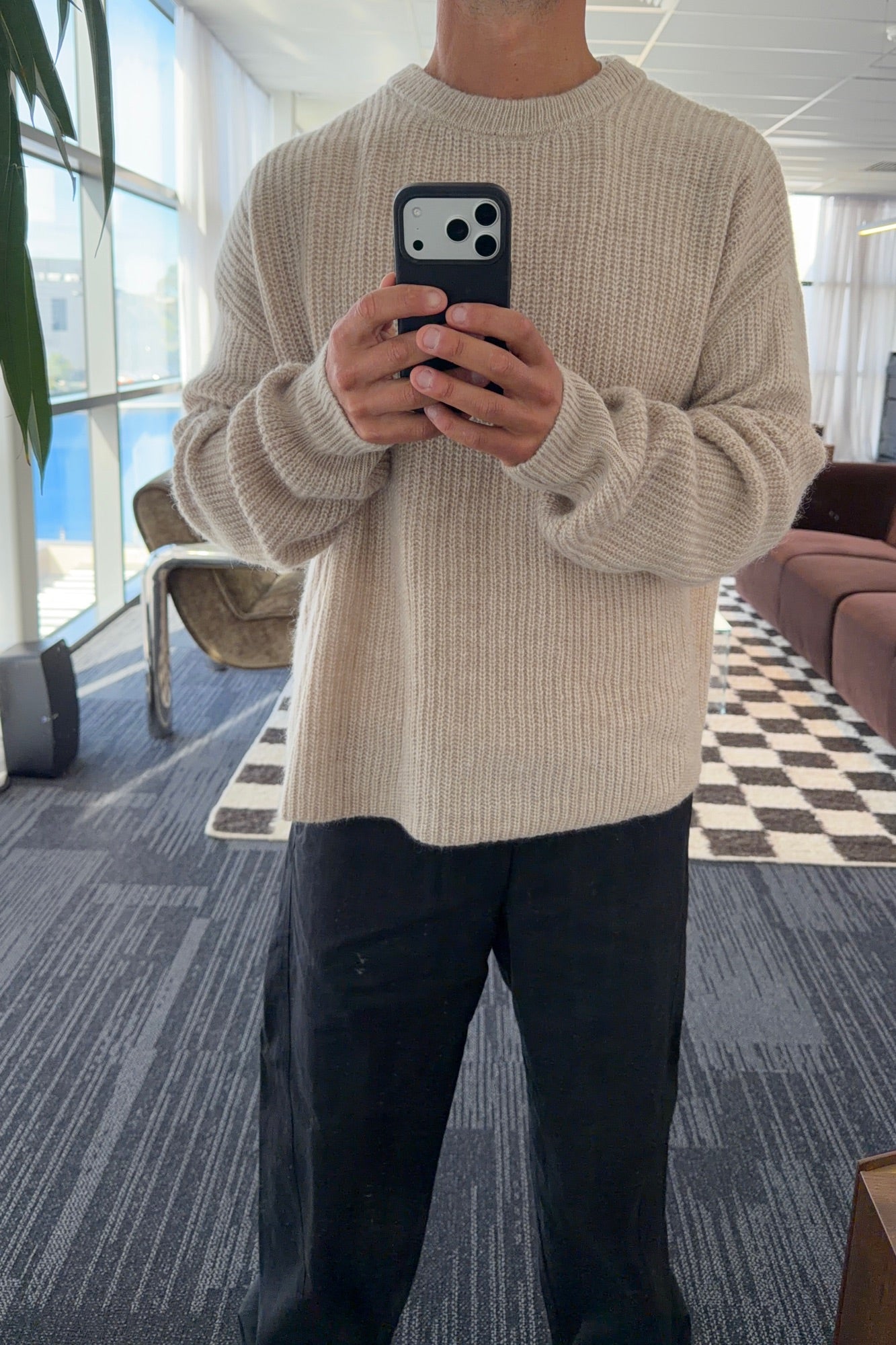 Mohair Knit Oat