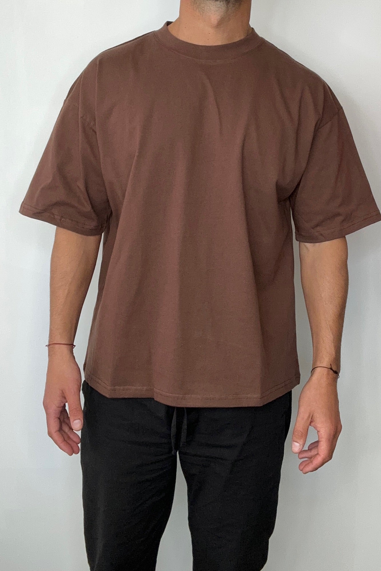 Midweight Signature Tee Dark Brown