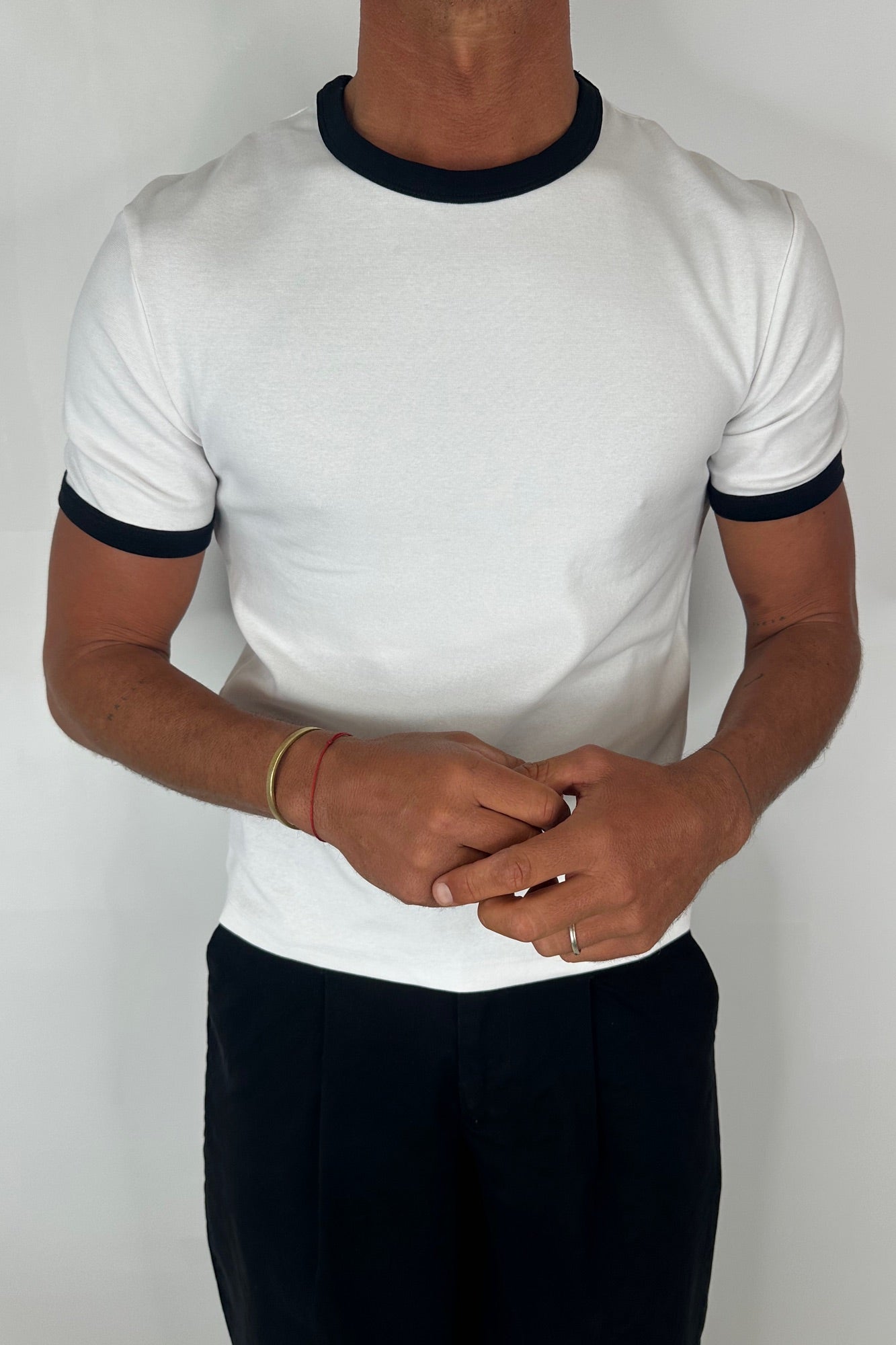 Charlie Ringer Tee White