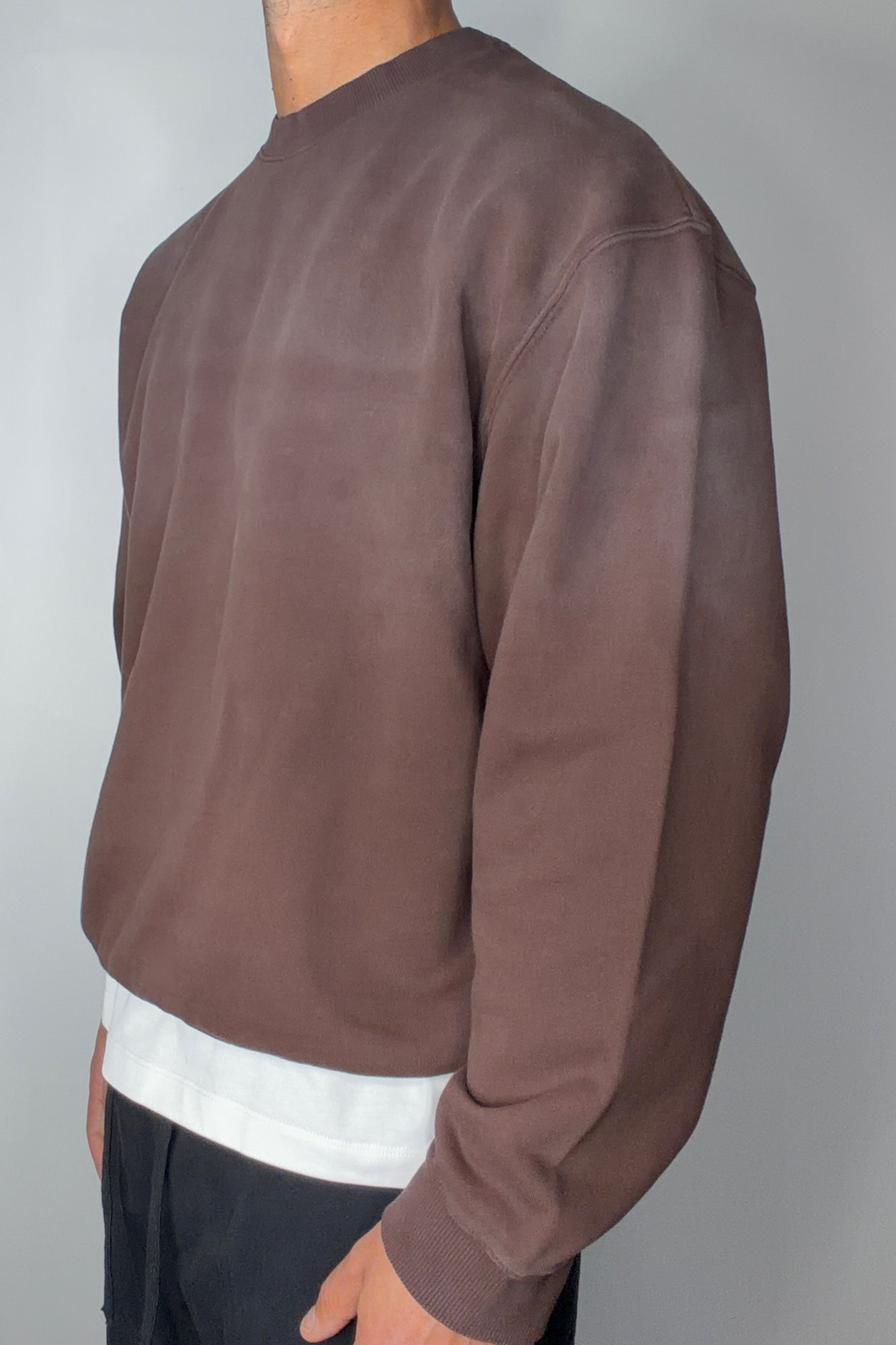 Caddy Crew Jumper Choc