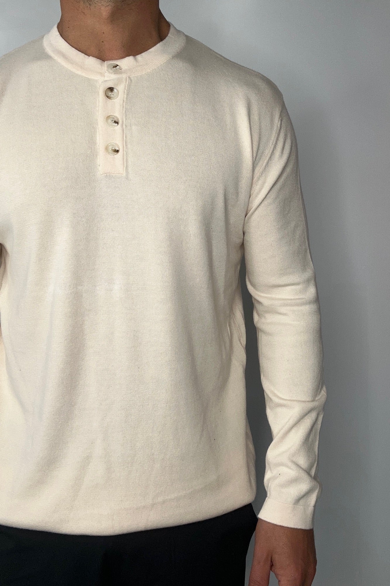 Jackson Fitted Henley Dove
